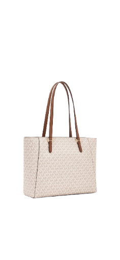Michael Kors Charlotte 3 IN 1 Tote Large - MK Signature - Vailla