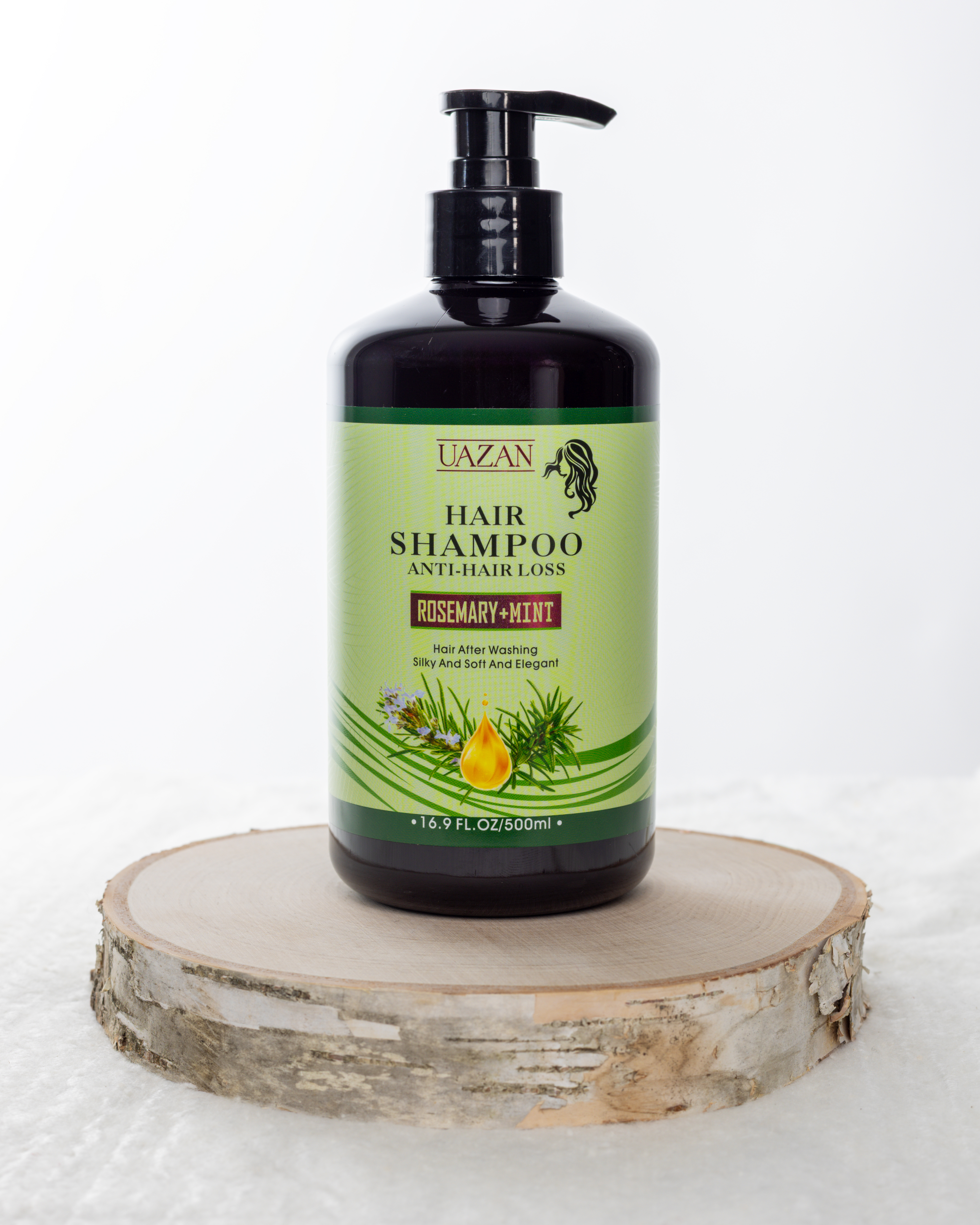 Uazan Rosemary Mint Hair Shampoo