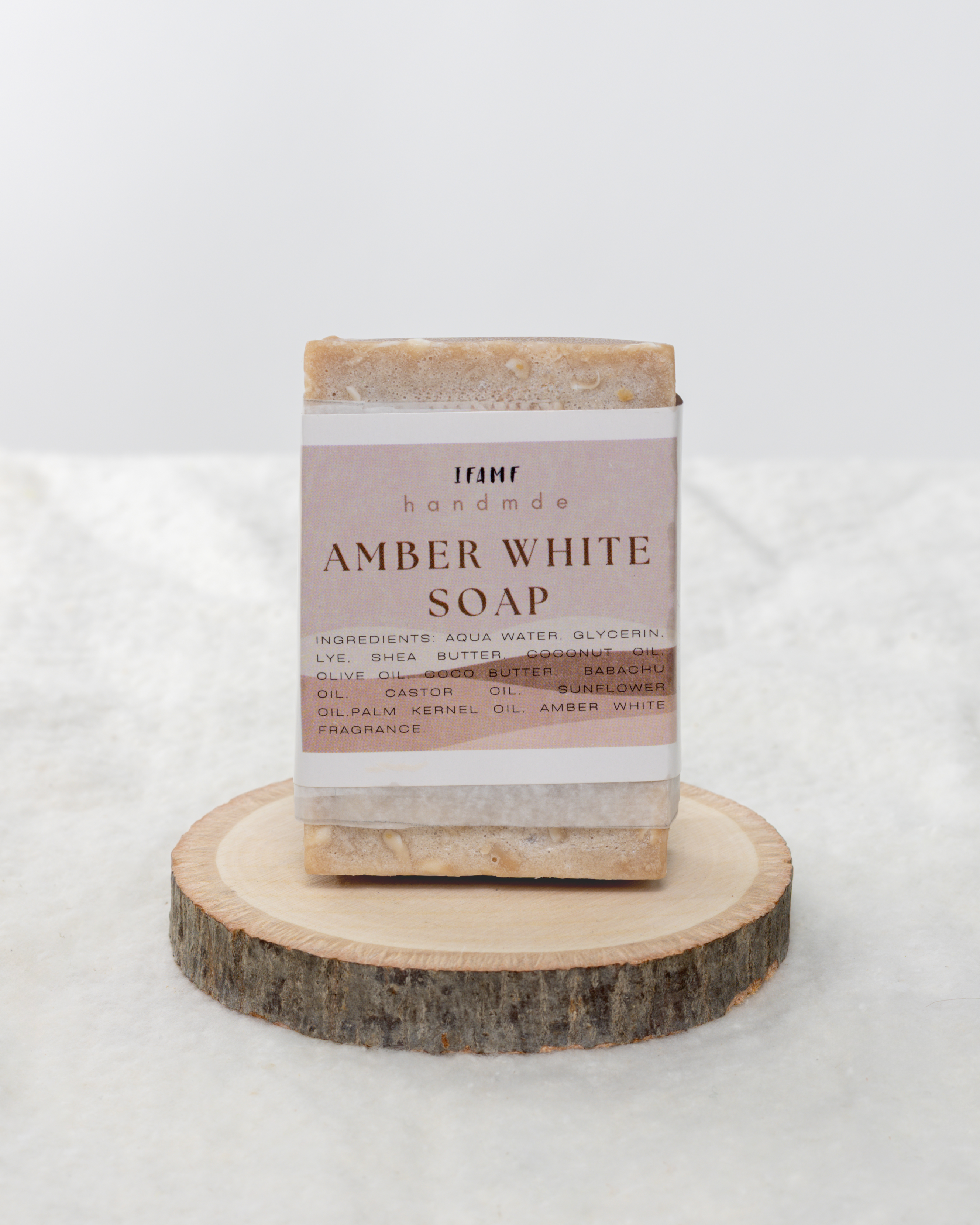 Amber White Soap (4oz)