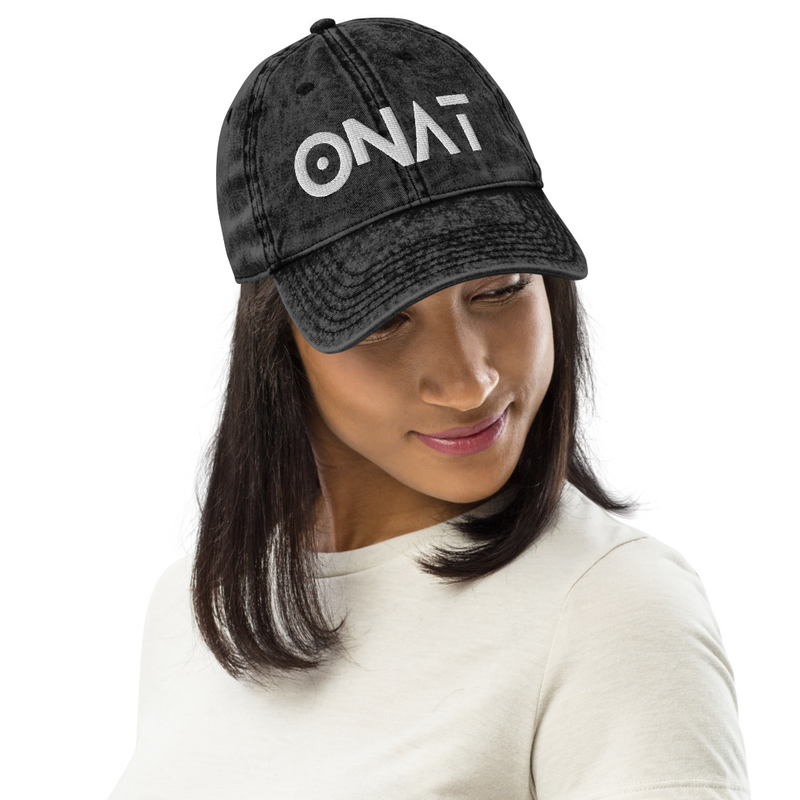 ONAT Embroidered Vintage Cotton Twill Cap