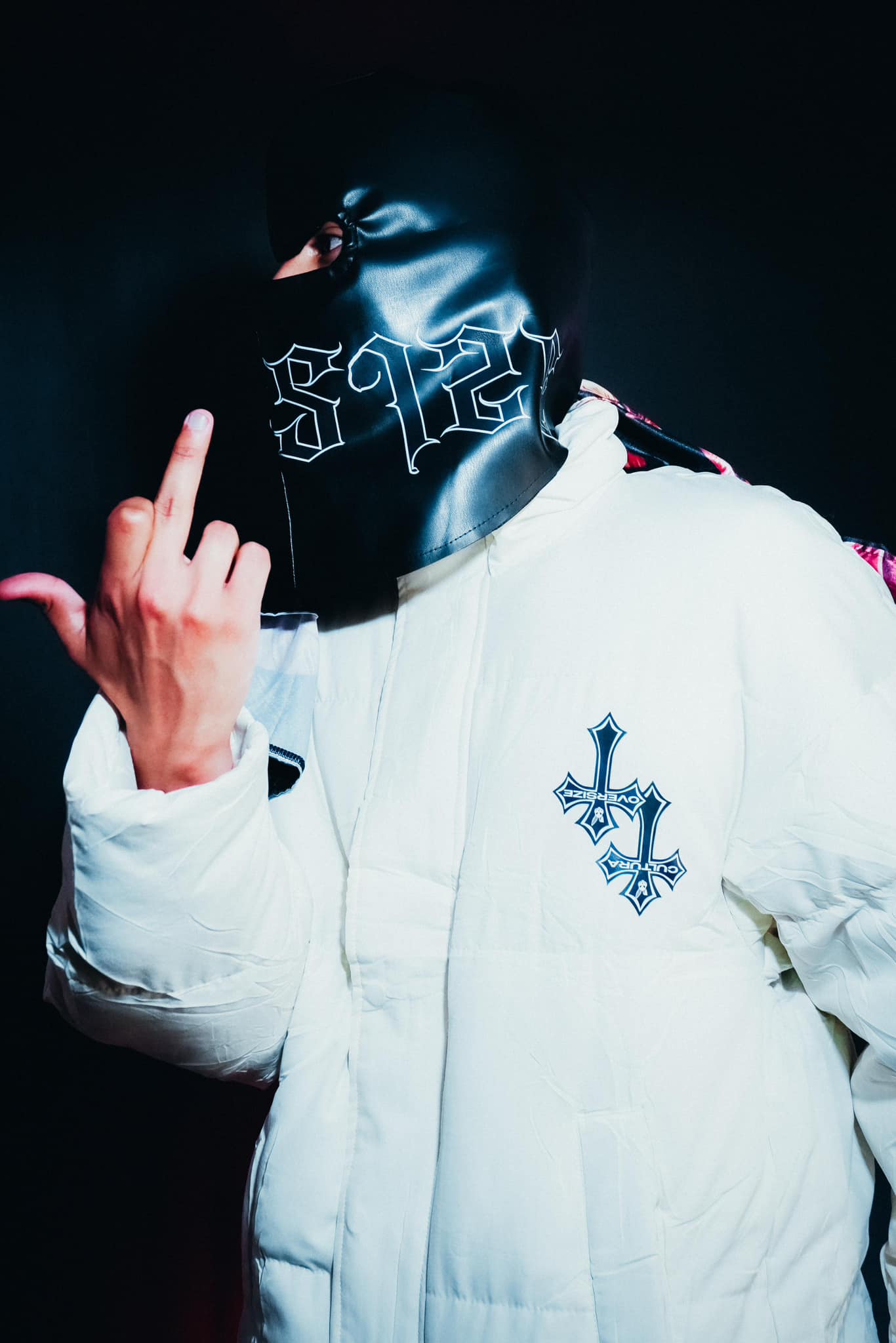 Máscara Balaclava Negra Gothic Street