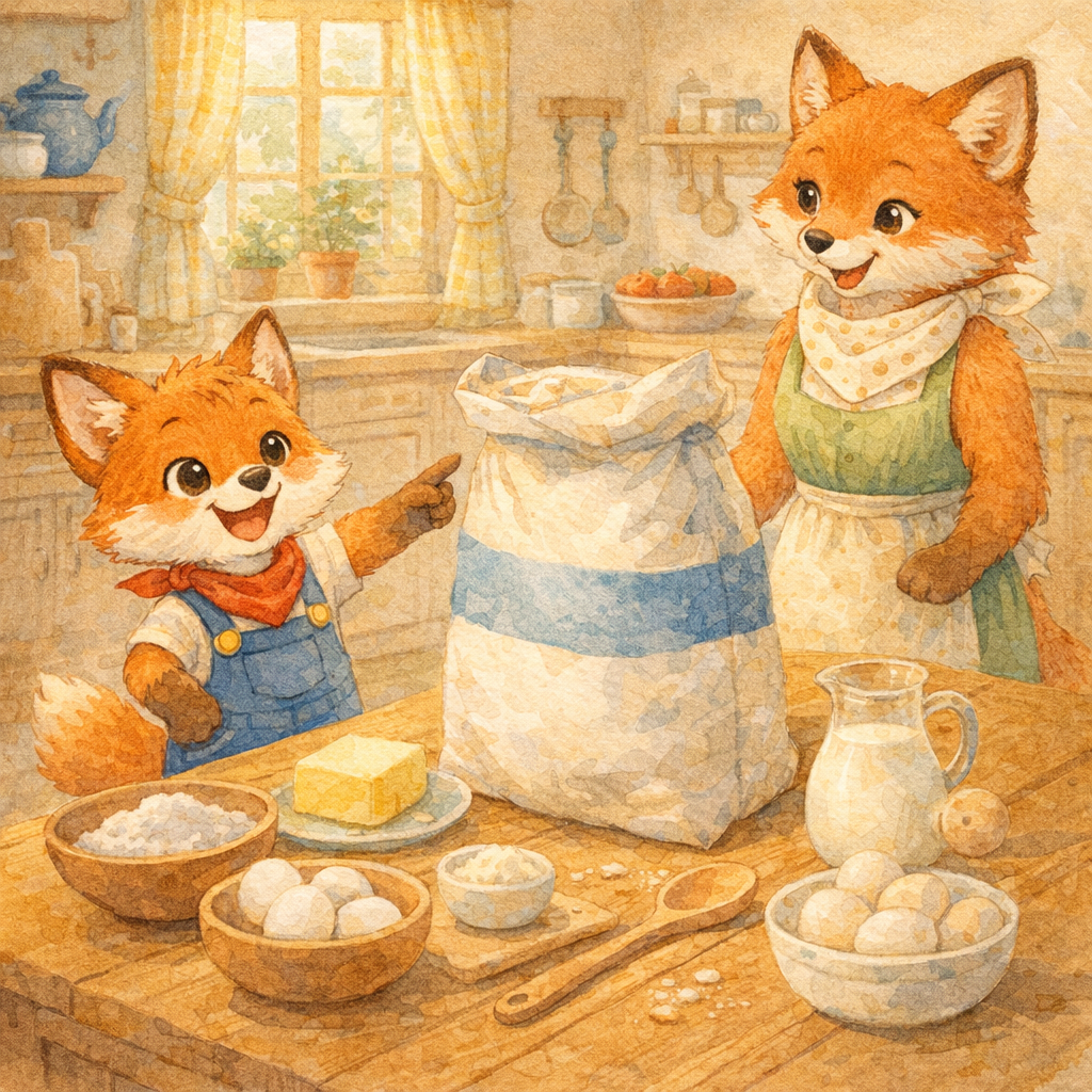 Lèo le petit renard et le gateau rigolo 