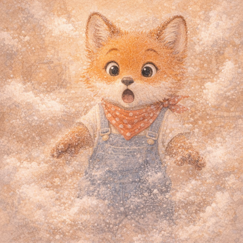 Lèo le petit renard et le gateau rigolo 