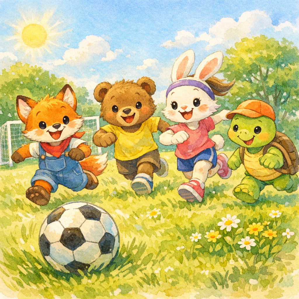 📘 Léo fait du foot