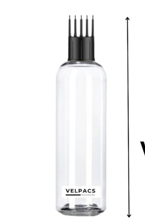 Transparent Hair Empty Nozzle Bottle 100 ML