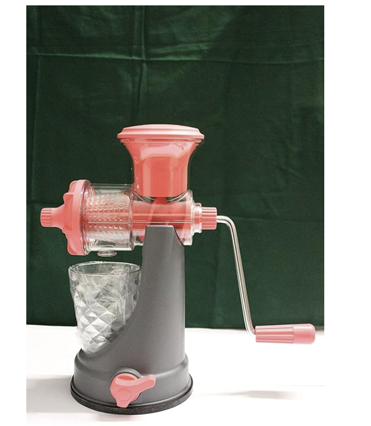 APEX Fruit & Vegetable Steel Handle Juicer || Vacuum Locking System Shake- Color As per Available
