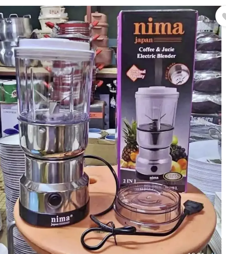 2 IN 1 NIMA GRINDER 300 W Mixer Grinder  (569865 | 2 Jars | Silver, TRANSPARENT)