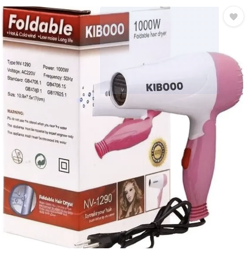 Nova MIni Travel friendly Hair dryer Hair Dryer (1000 W, Multicolor)