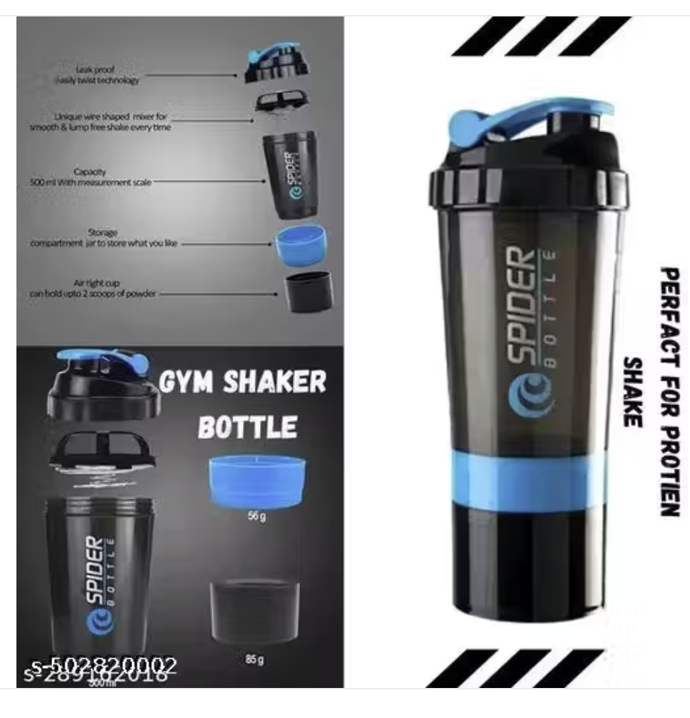 Gym bottle protein shaker BPA free