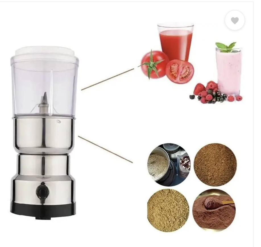 2 IN 1 NIMA GRINDER 300 W Mixer Grinder  (569865 | 2 Jars | Silver, TRANSPARENT)
