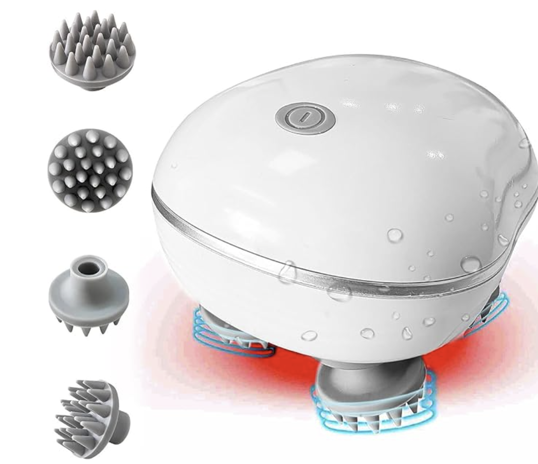 Electric Head,Scalp Massager | Advance Red Light Therapy for Boost Growth Fall Control Therapy | 3 Speed Mode