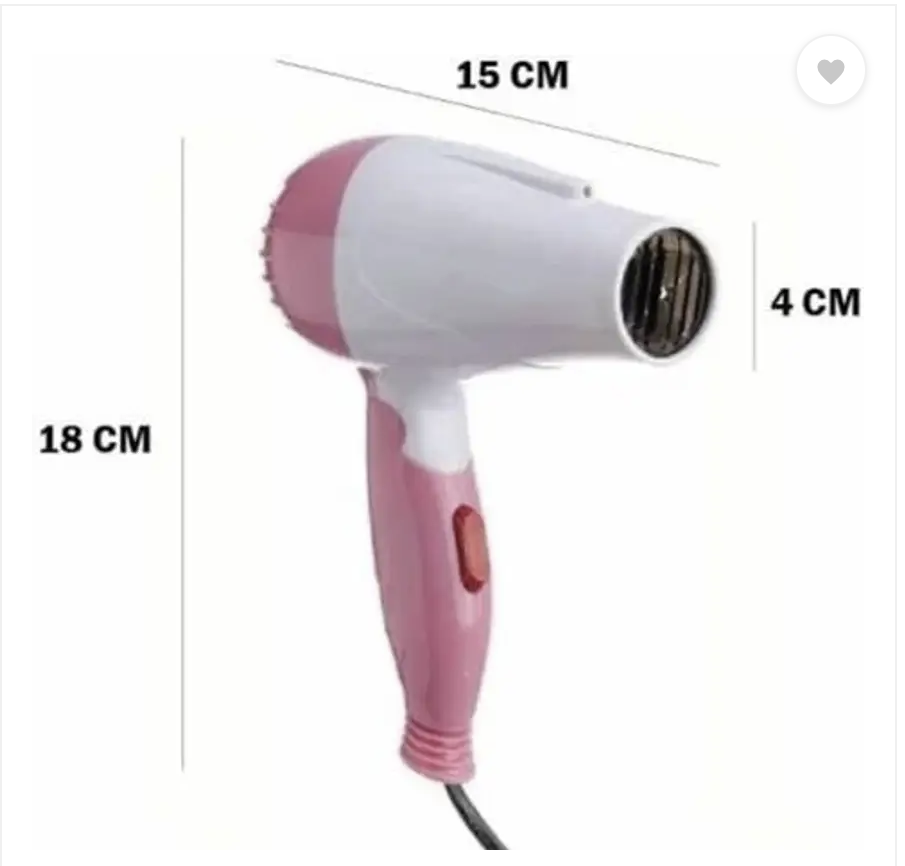 Nova MIni Travel friendly Hair dryer Hair Dryer  (1000 W, Multicolor)