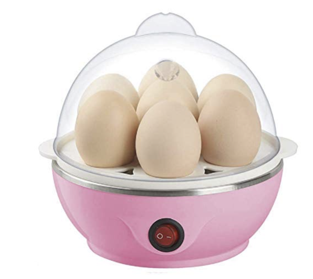 Egg Boiler Electric Automatic Off 7 Egg Poacher For Steaming, Cooking, Boiling And Frying, (350 Watts,Multicolor)
