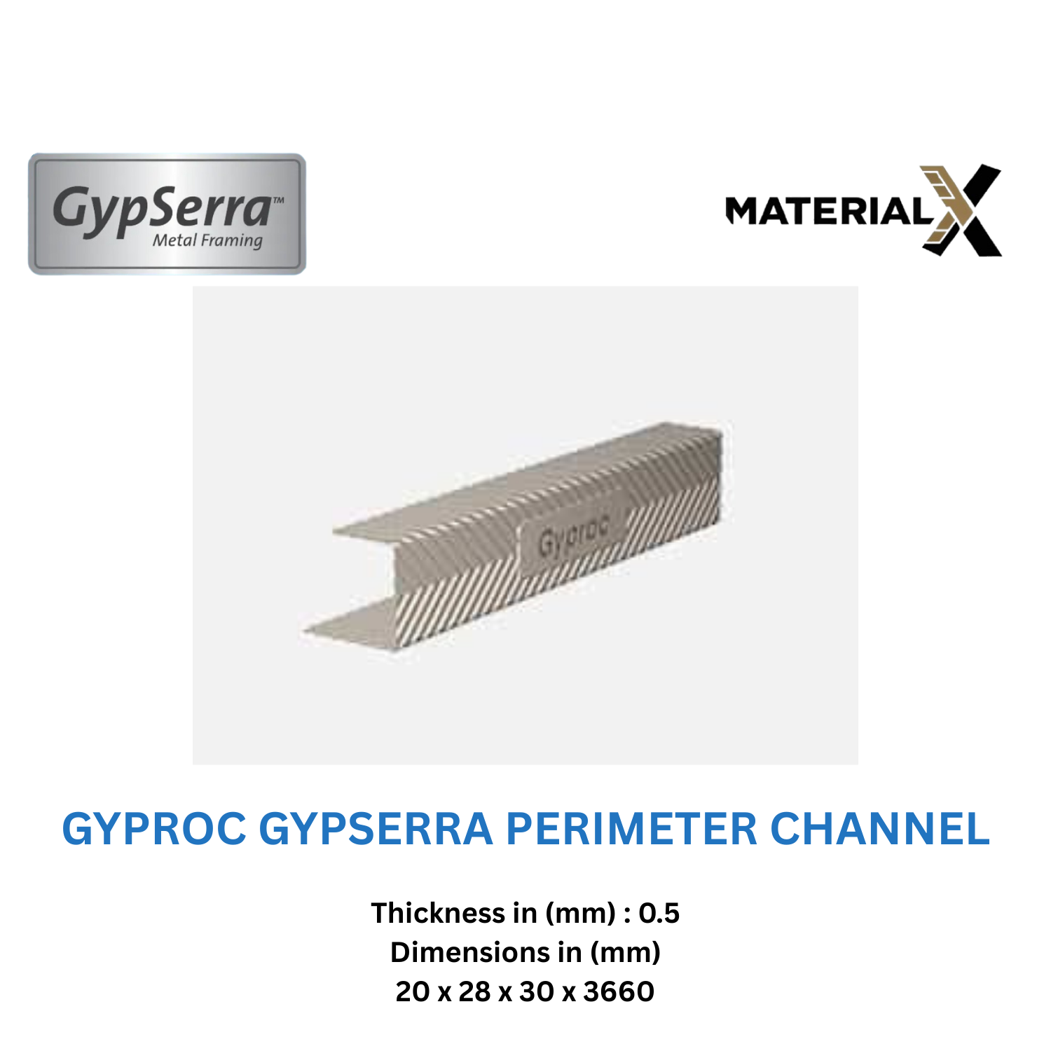 Gyproc Gypserra Perimeter Channel