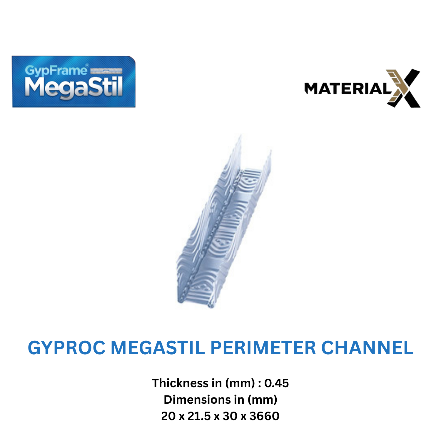 Gyproc MegaStil Perimeter Channel