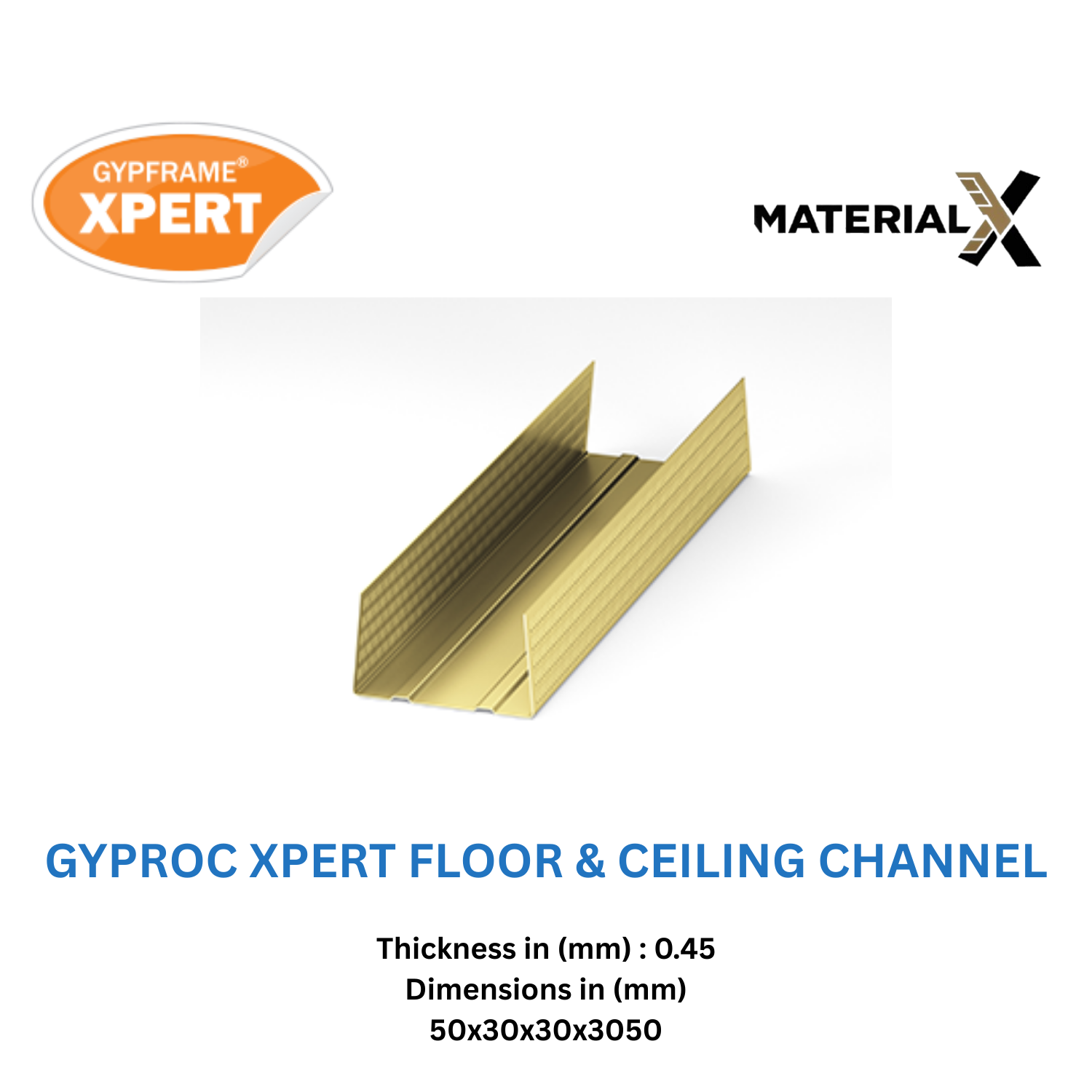 Gyproc Xpert Floor & Ceiling Channel