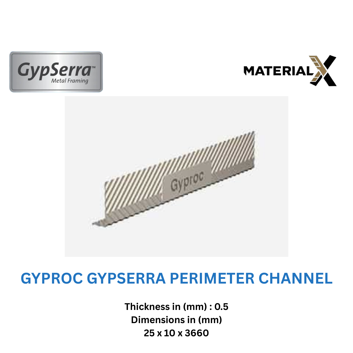 Gyproc Gypserra Perimeter Channel