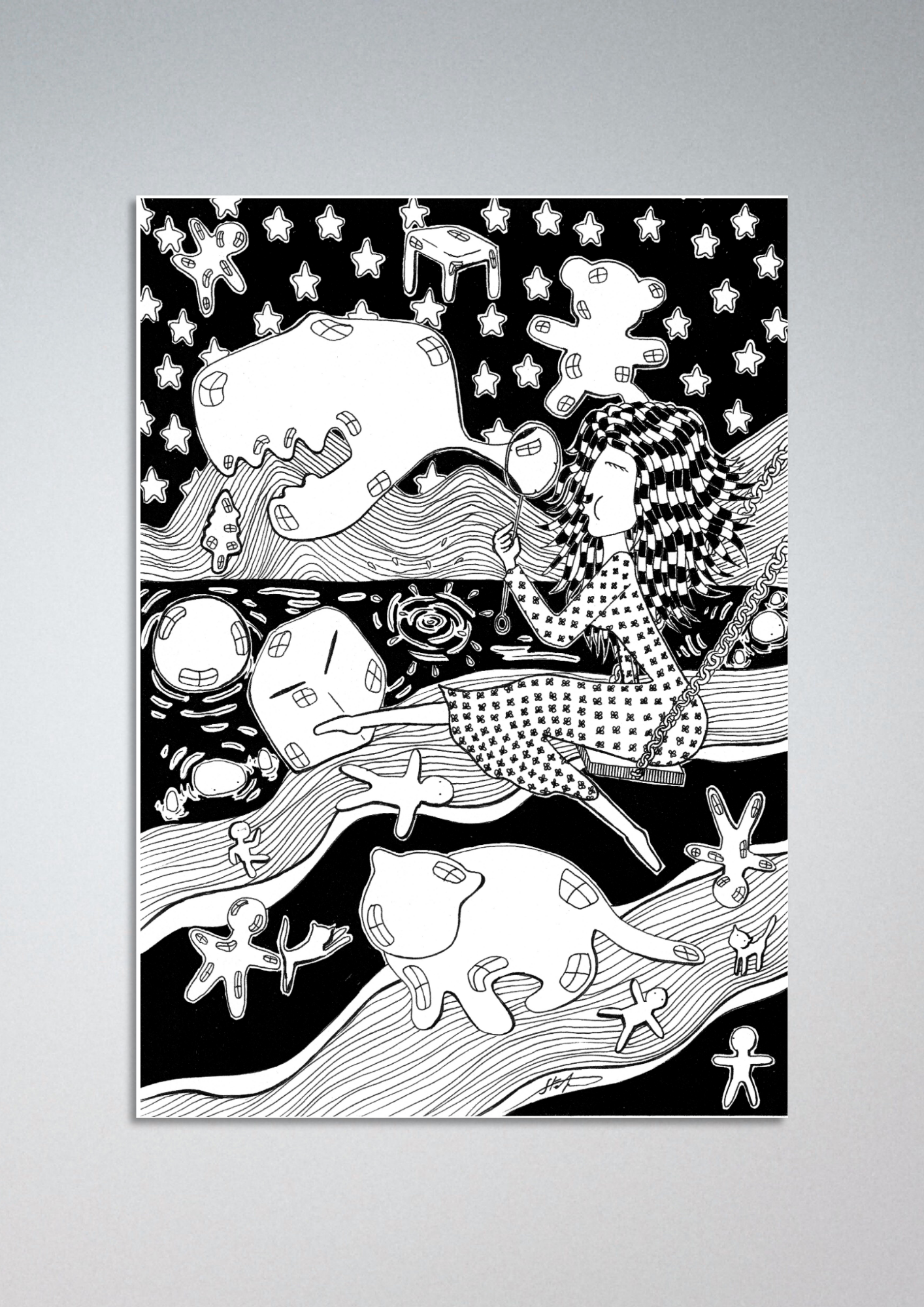 #96 The creation of the world - Gilcèe Print