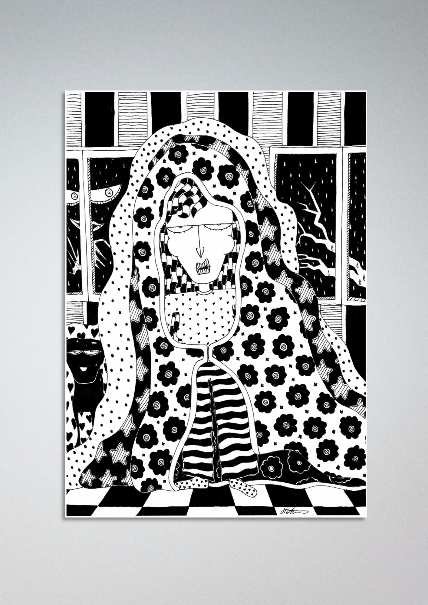 #91 I am not sick - Gilcèe Print