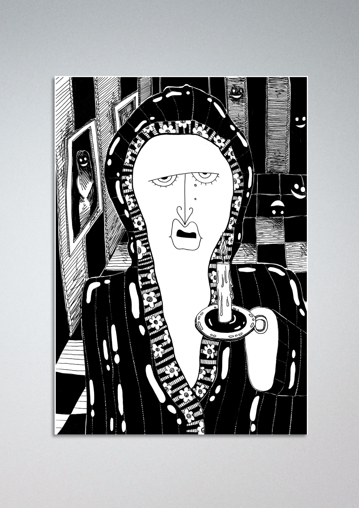 #76 White like a ghost - Gilcèe Print