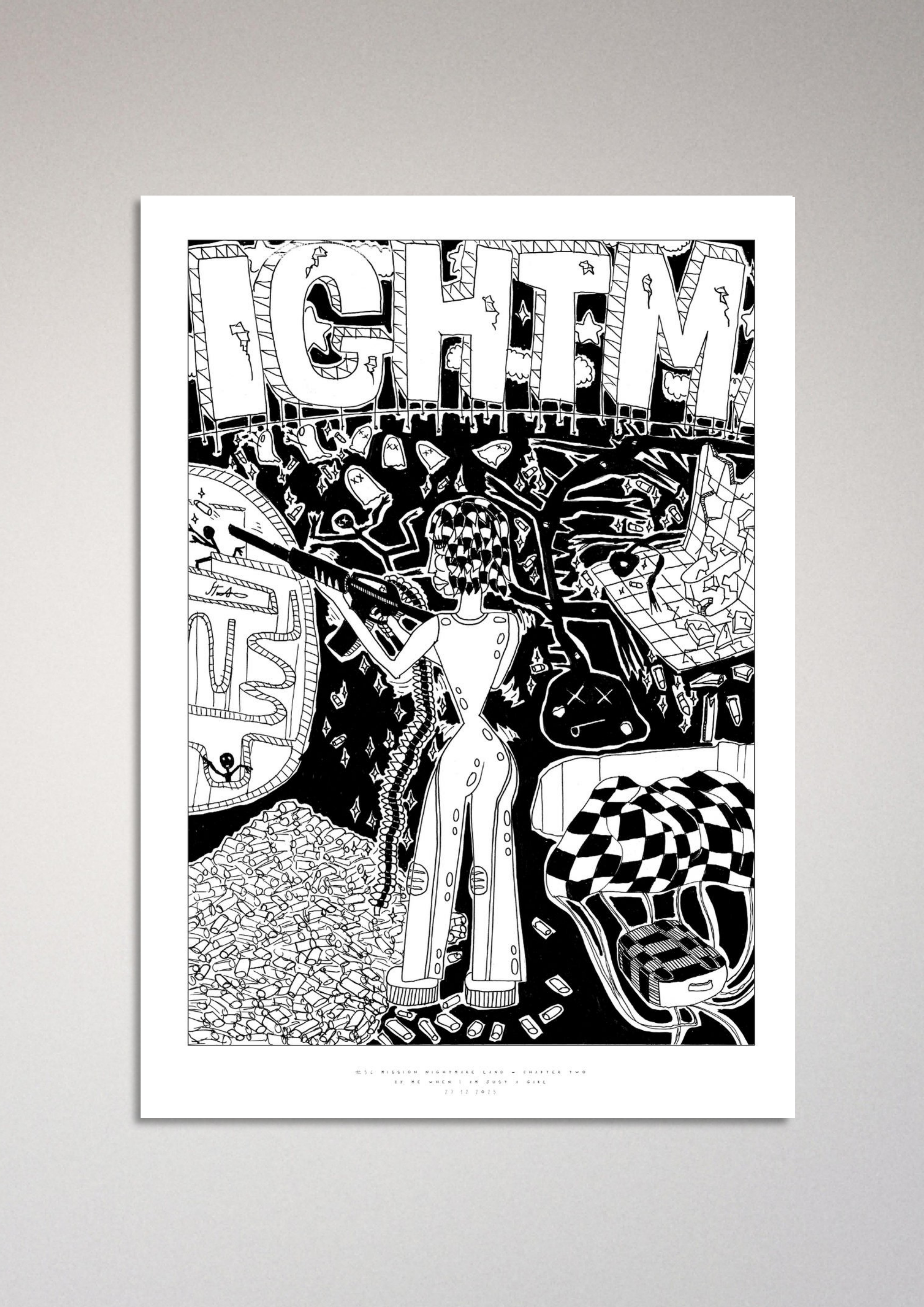 #54 Mission nightmare land - chapter two - Semi-Glossy Paper Poster