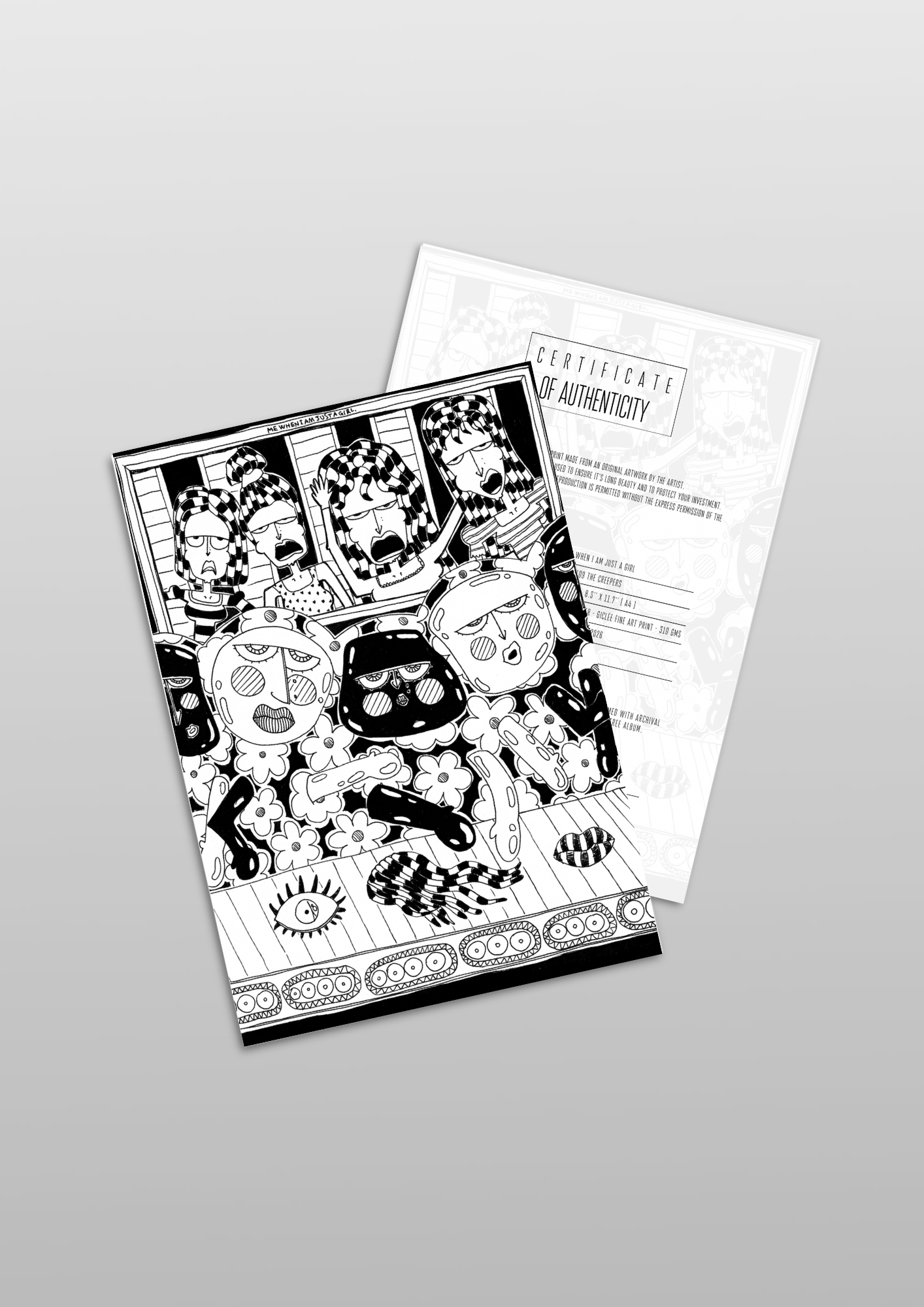 #109 The creepers - Gilcèe Print