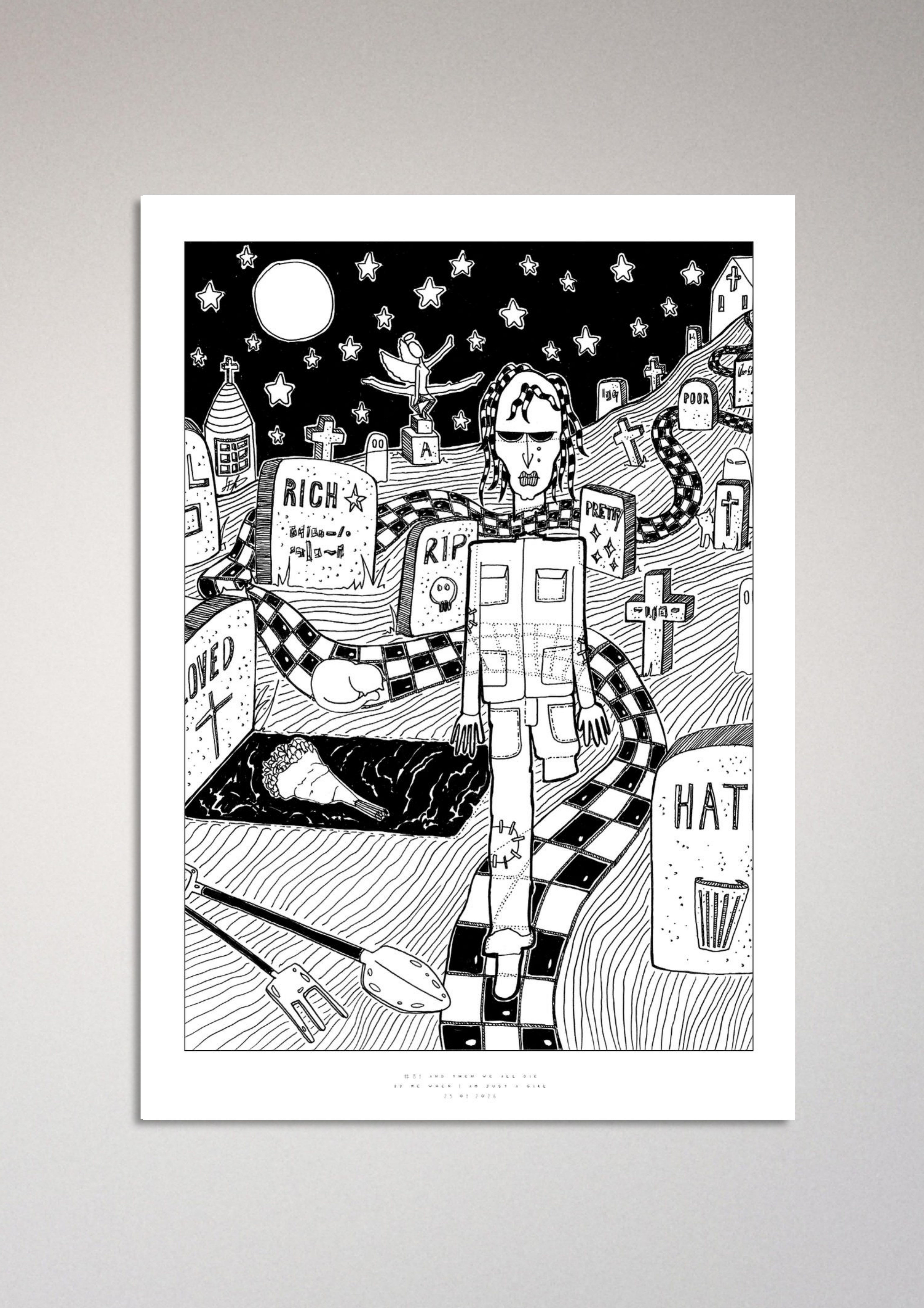 #81 - And then we all die - Semi-Glossy Paper Post