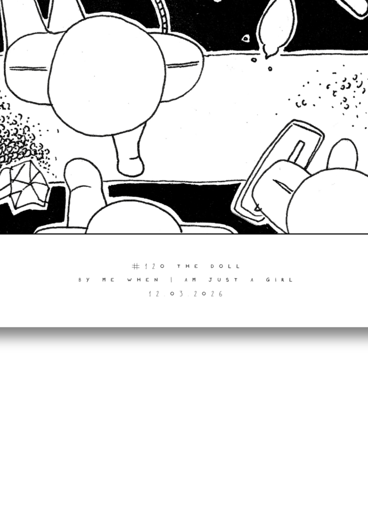 #120 The Doll -  Semi-Glossy Paper Poster