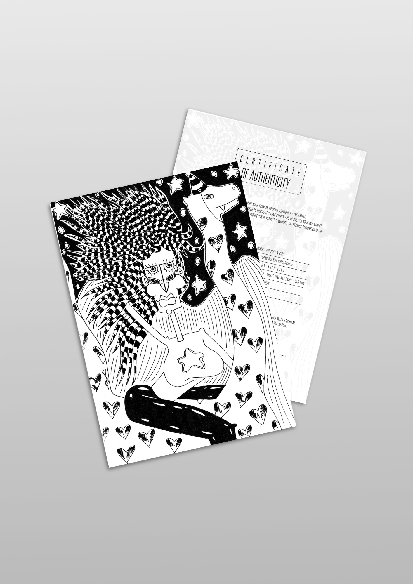 #16 The camera today did not collaborate - Gilcèe Print