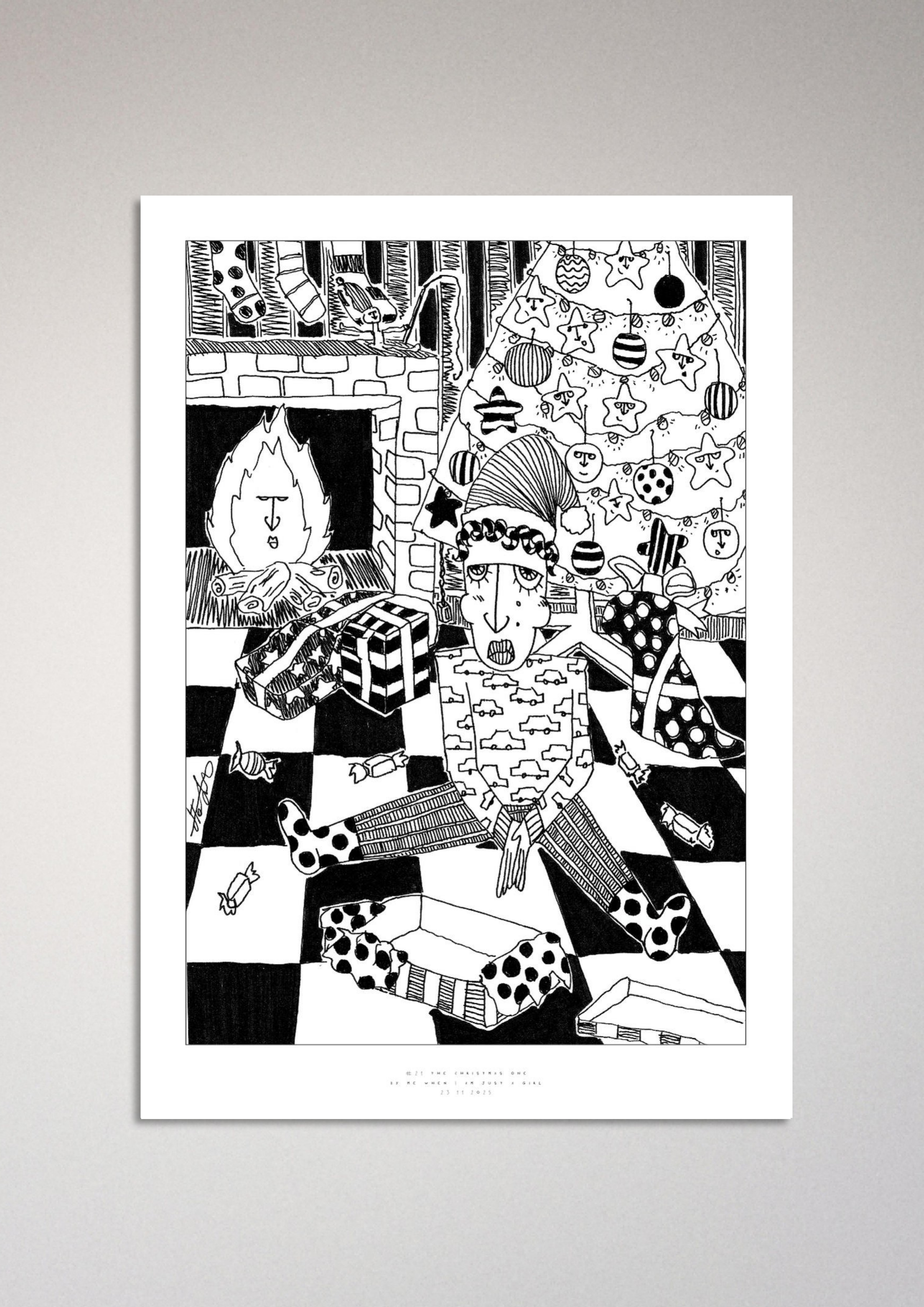 #21 The christmas one  - Semi-Glossy Paper Poster