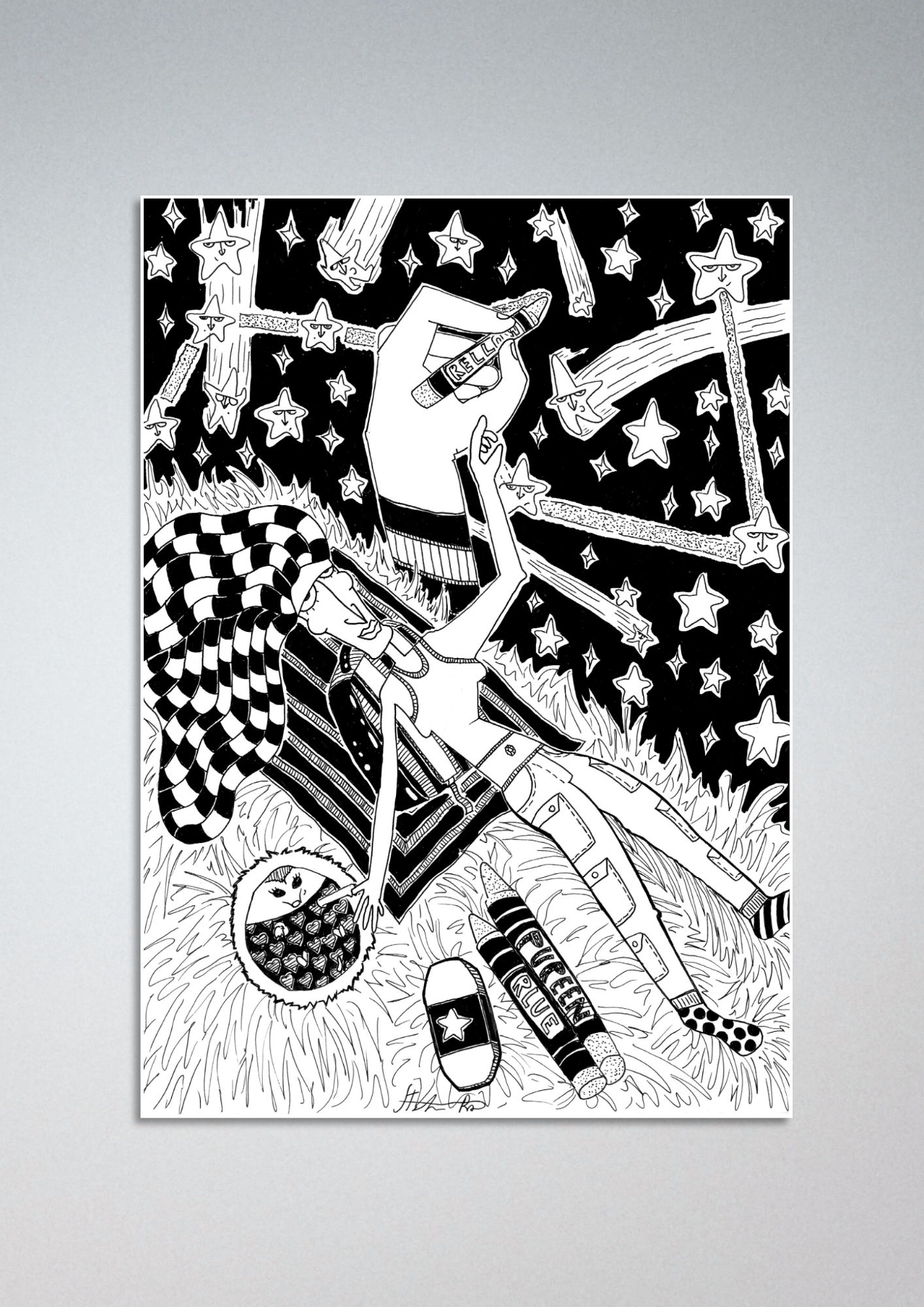 #49 Connecting the stars - Gilcèe Print