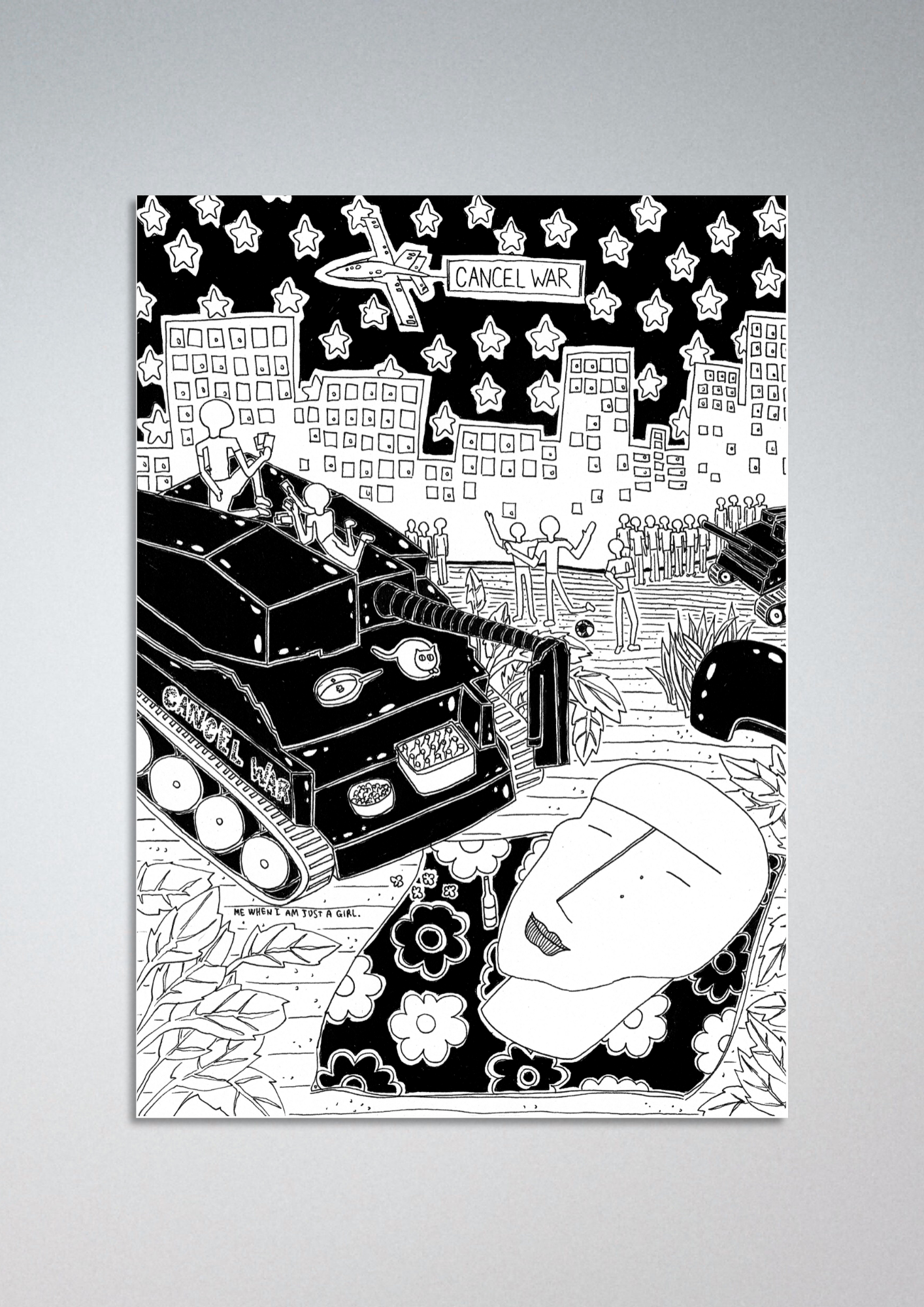 #114 War is canceled - Gilcèe Print