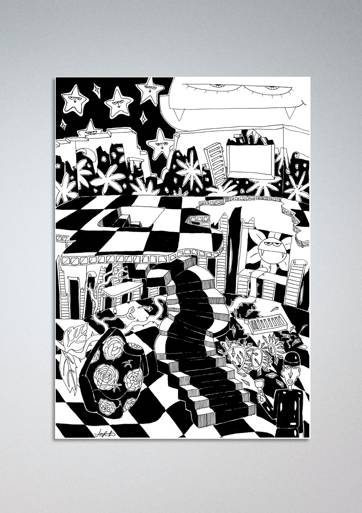 #47 Urbex stairs - Gilcèe Print