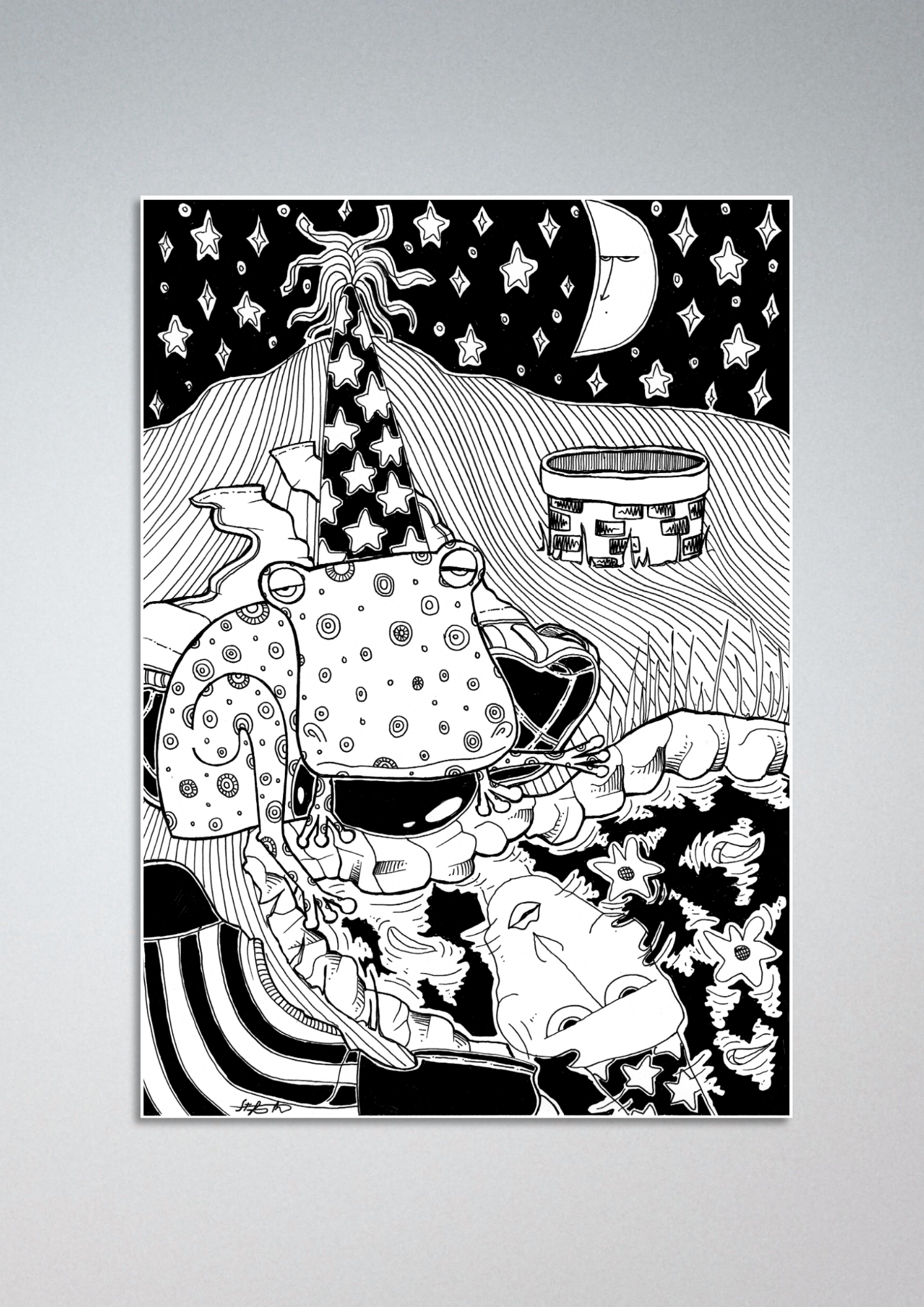 #58 I want to turn into a frog - Gilcèe Print