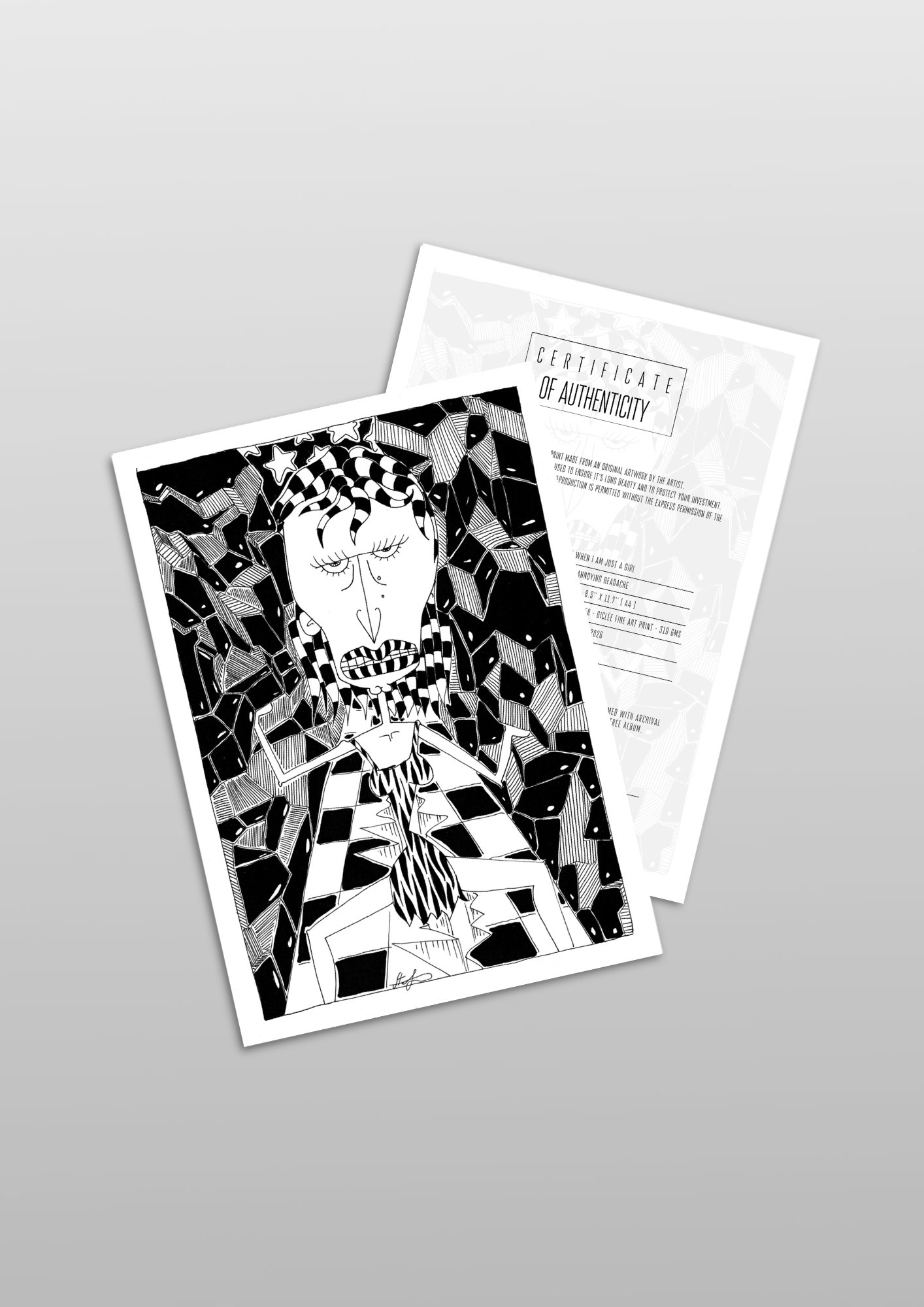 #31 Annoying headache - Gilcèe Print