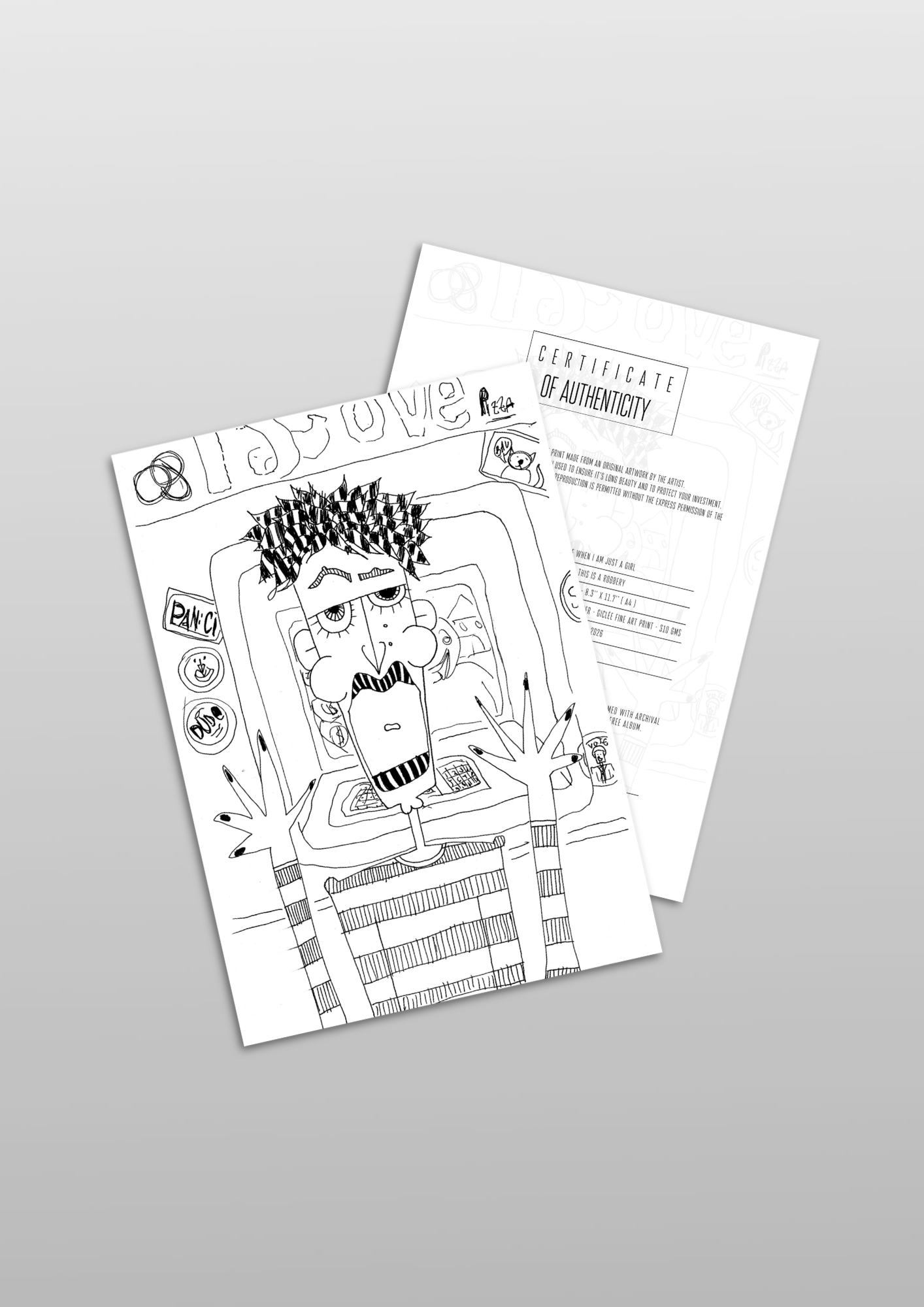 #1 This is a robbery - Gilcèe Print