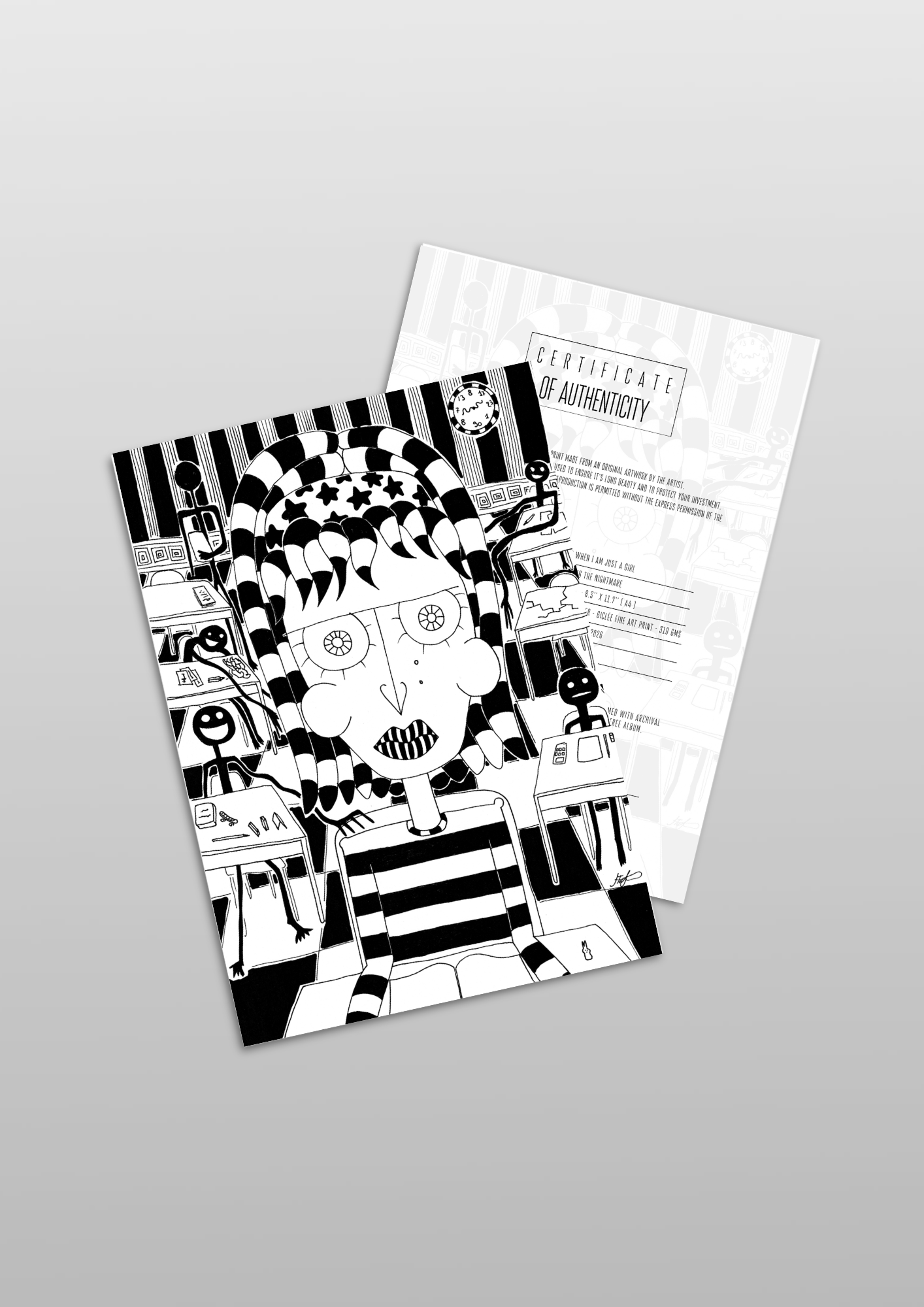 #36 The nightmare - Gilcèe Print