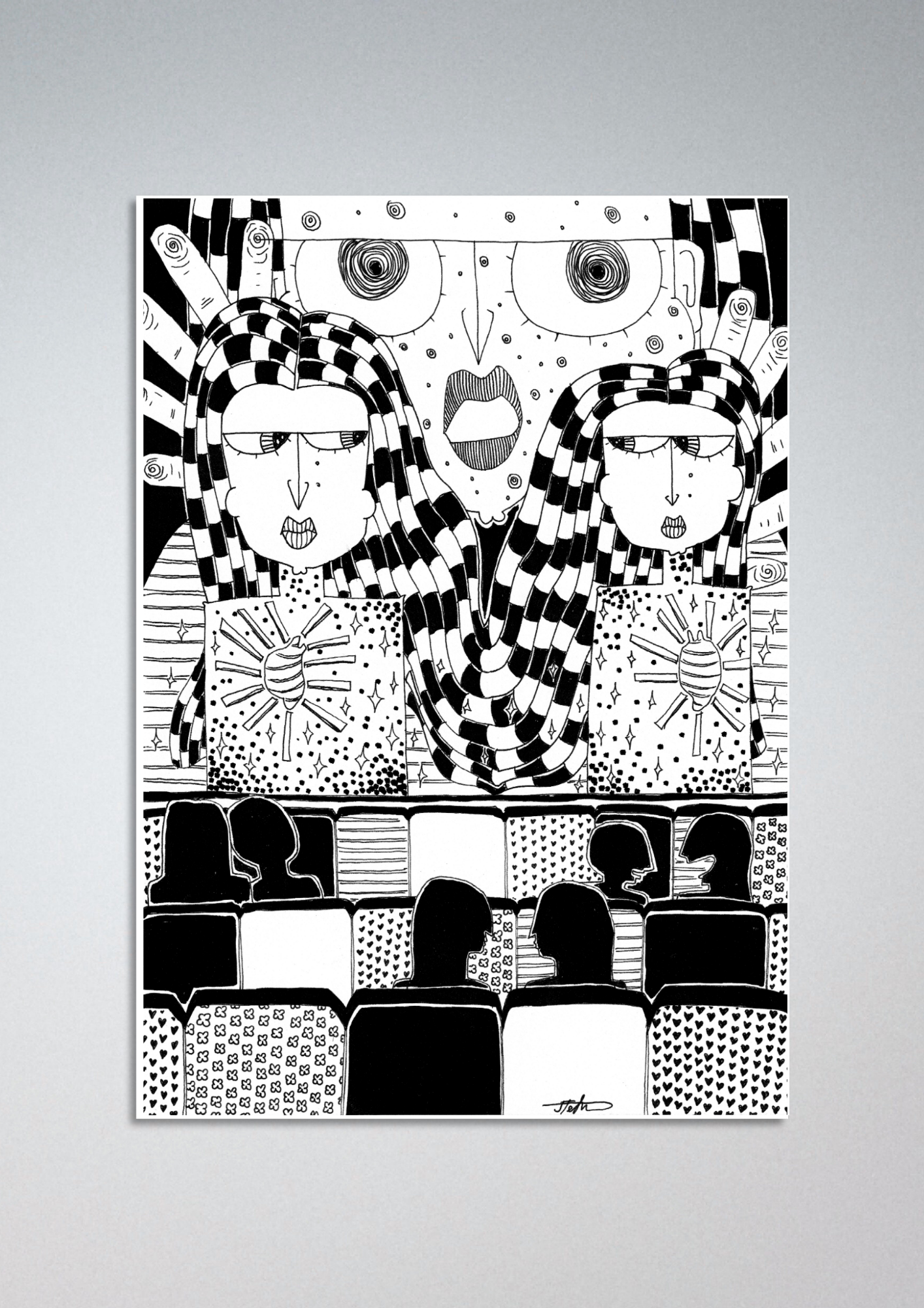 #101 Valentines cinema - Gilcèe Print