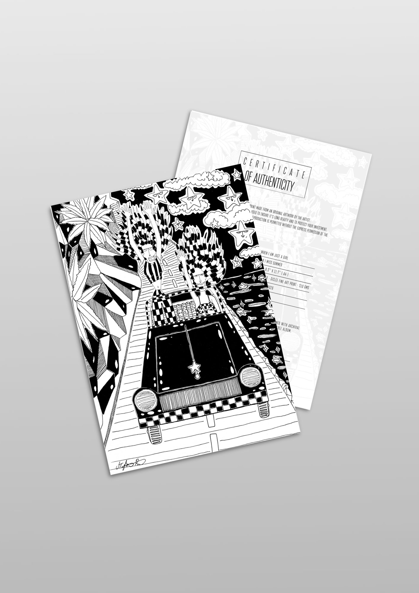 #48 I miss summer - Gilcèe Print