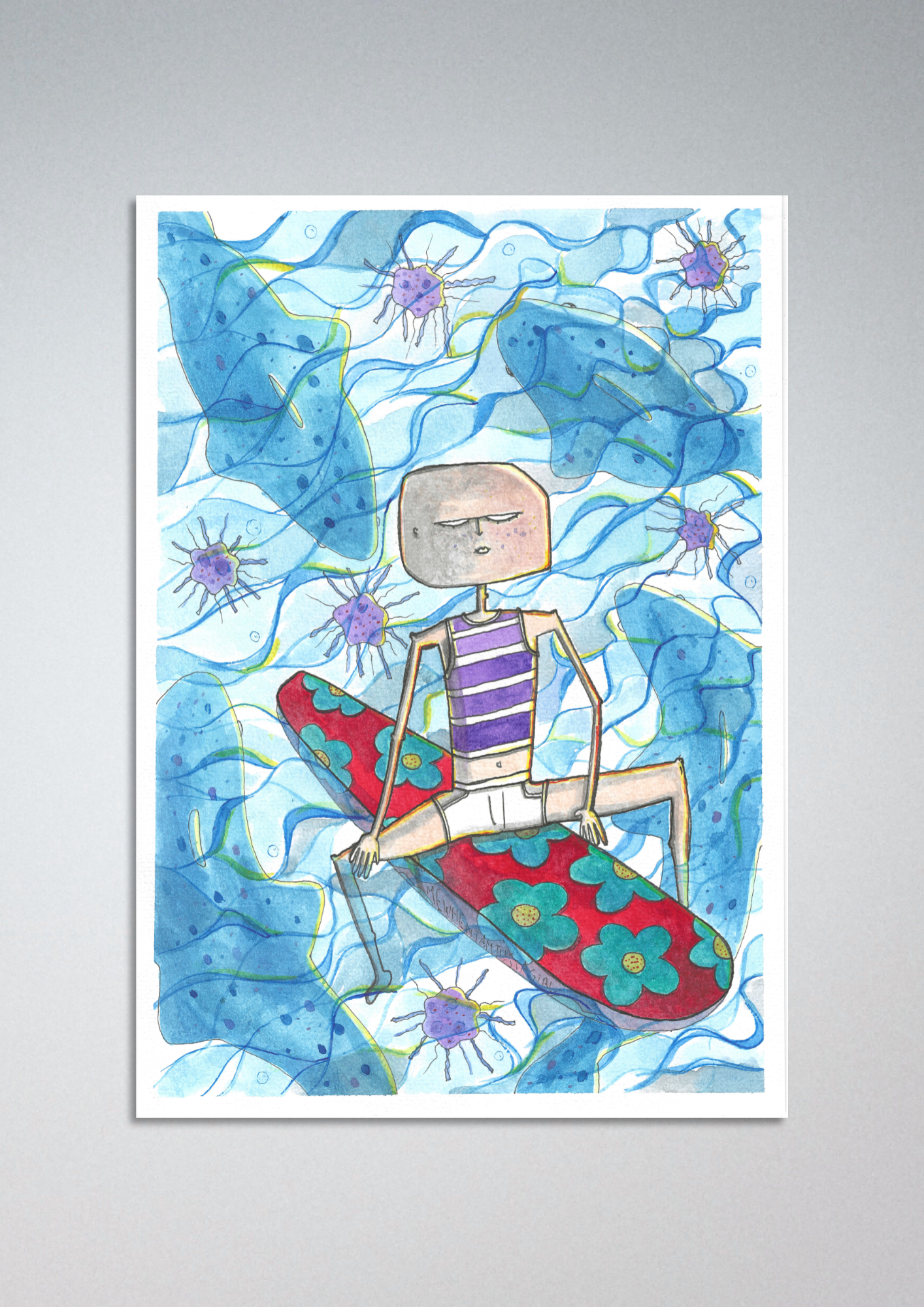 #145 Big body of water calm me - Giclèe Print