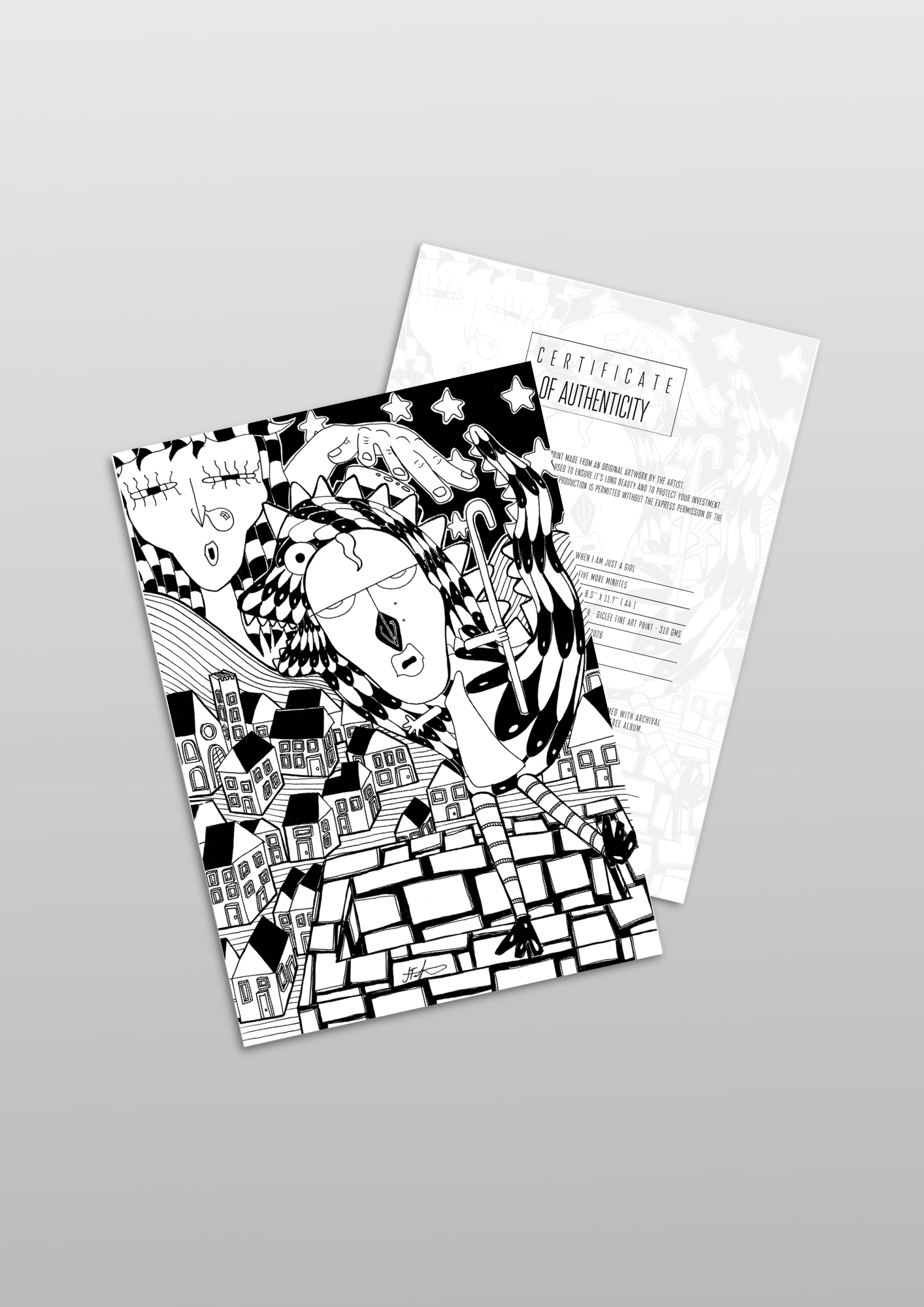 #79 Five more minutes - Gilcèe Print