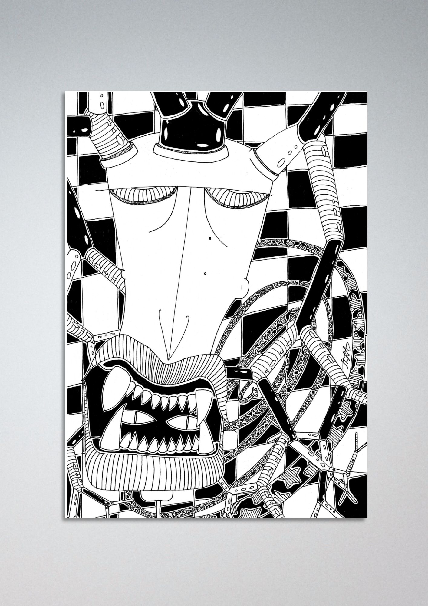 #65 He is just saying hi - Gilcèe Print