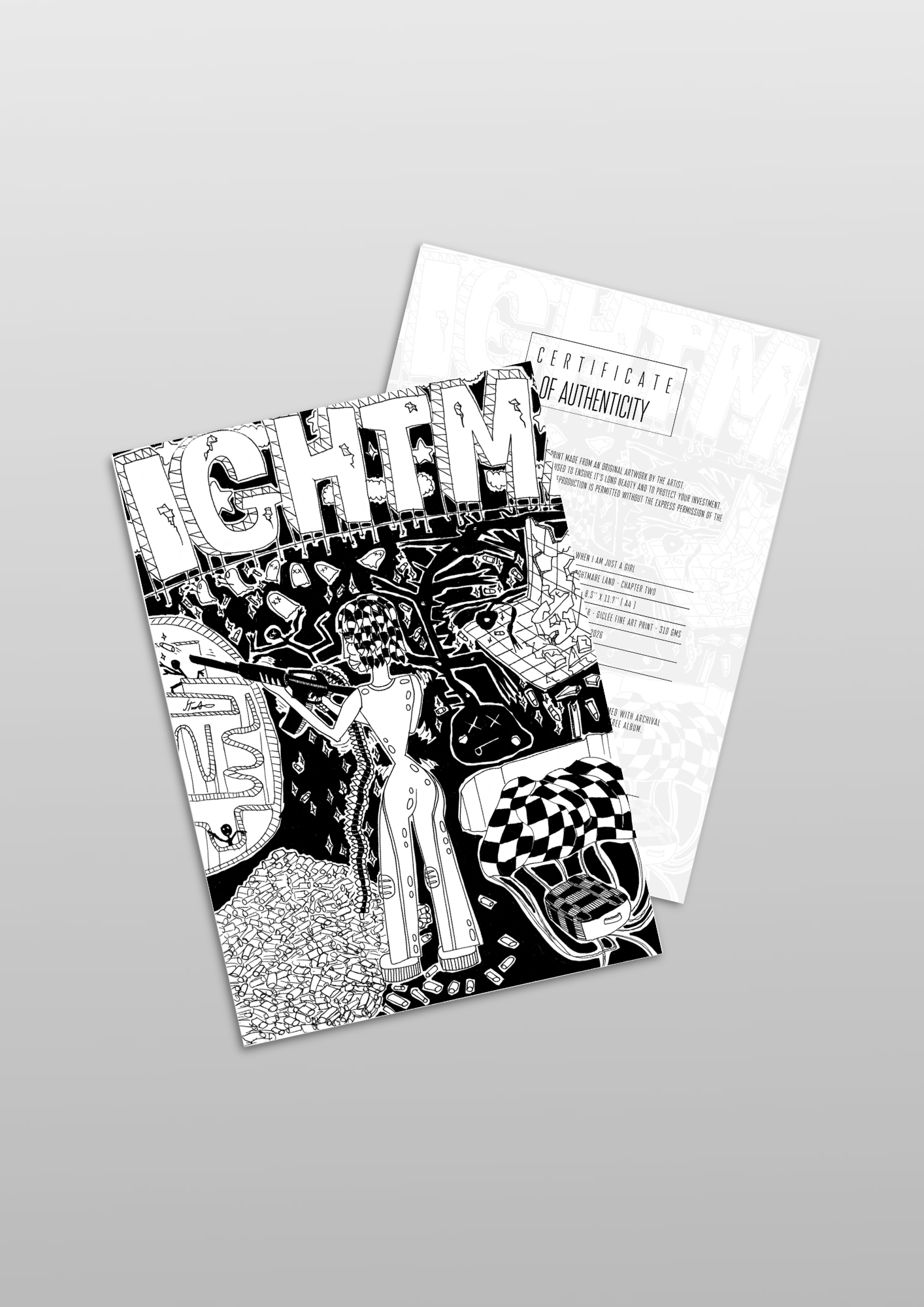 #54 Mission nightmare land - chapter two - Gilcèe Print