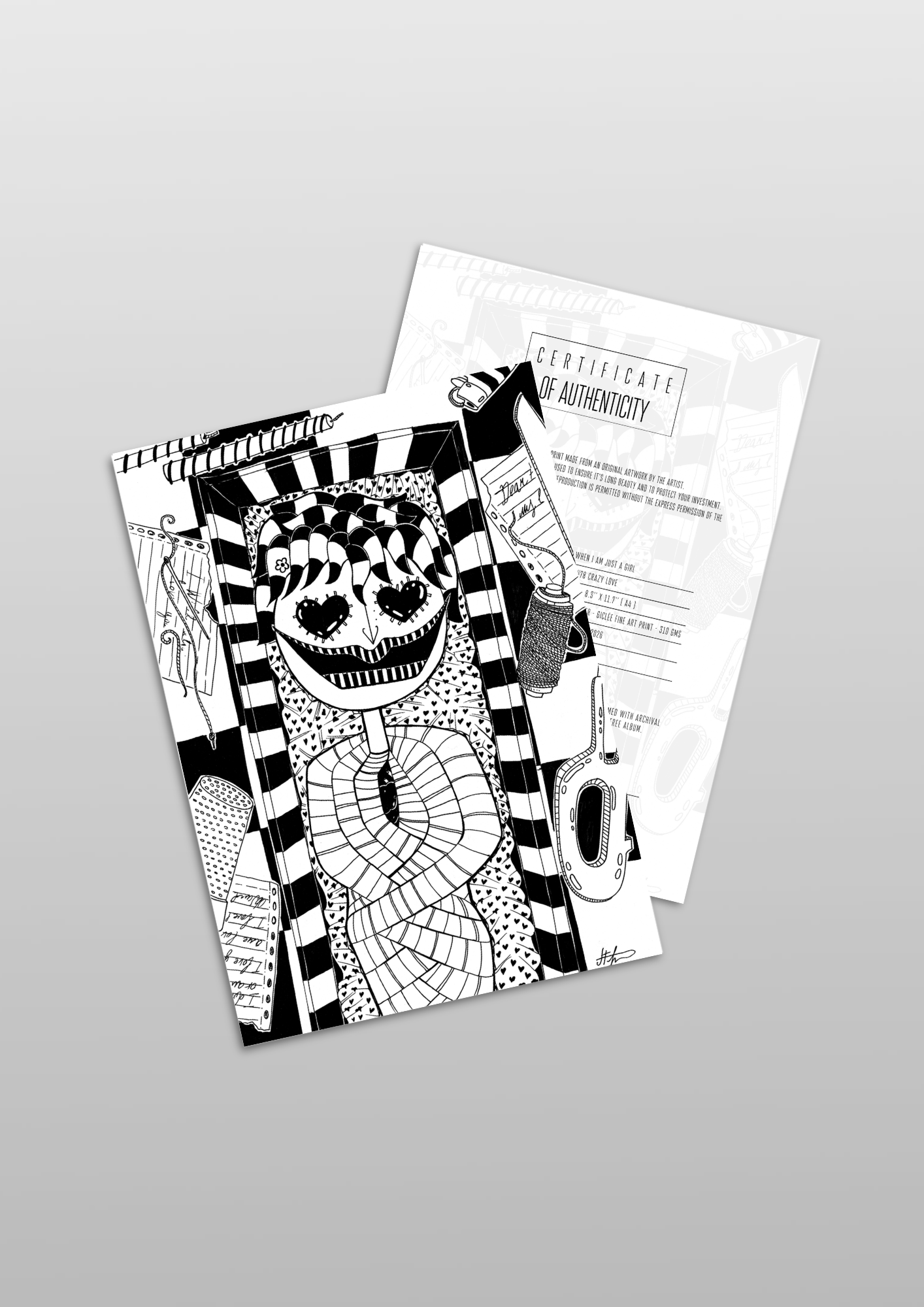 #78 Crazy love - Gilcèe Print