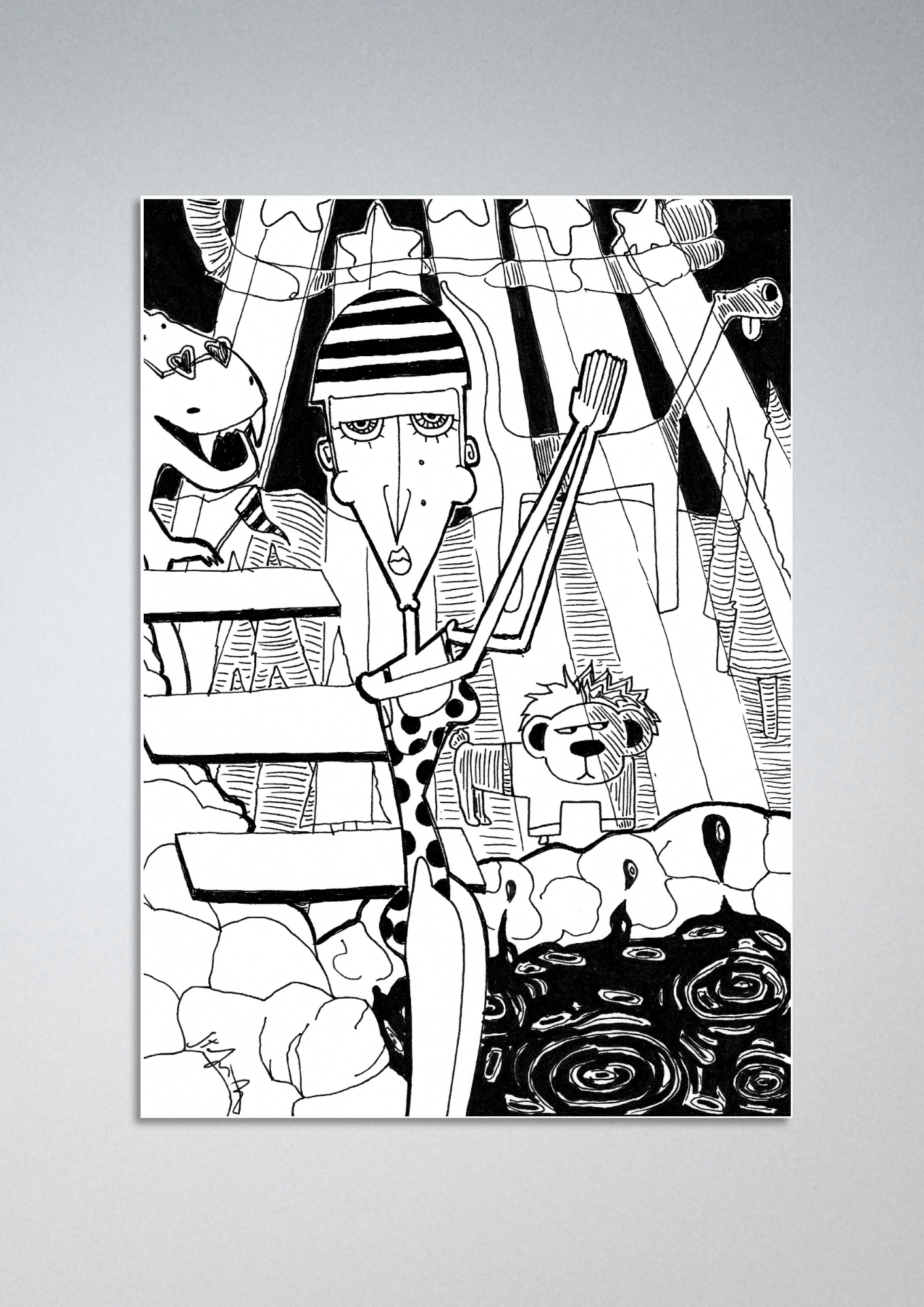 #22 Why are you looking at me like it's my fault - Gilcèe Print