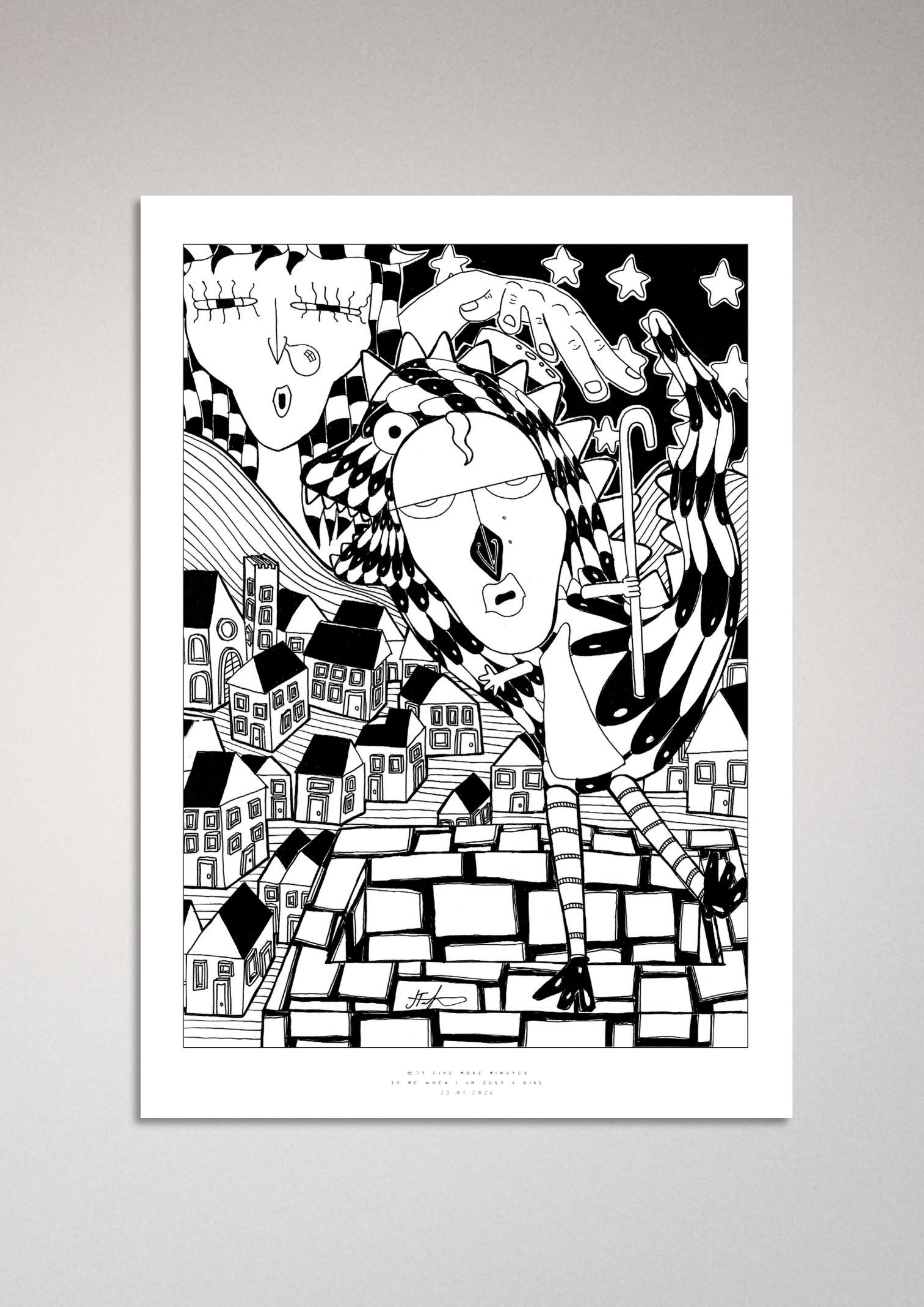 #79  - Five more minutes - Semi-Glossy Paper Post