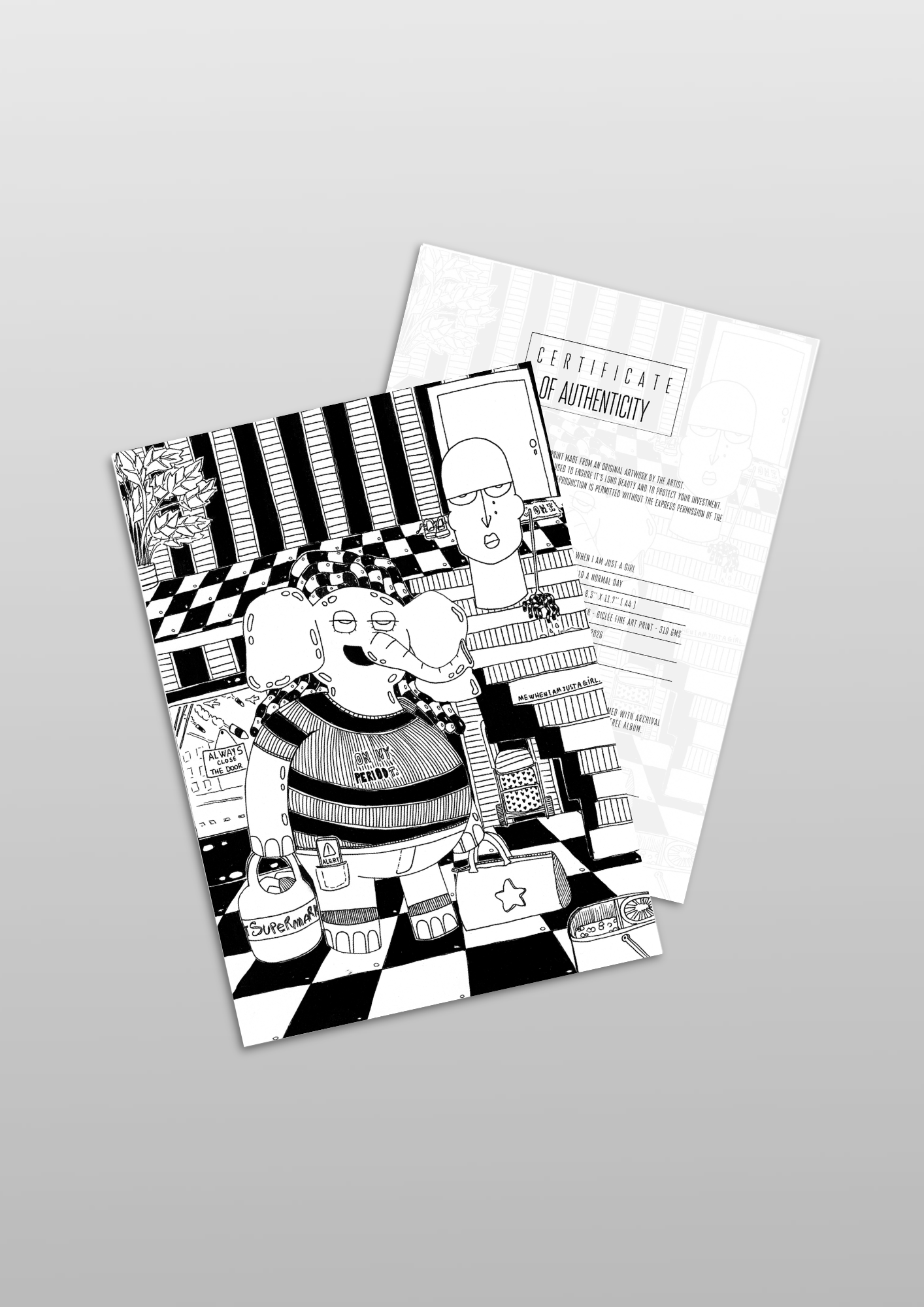 #110 A normal day - Gilcèe Print