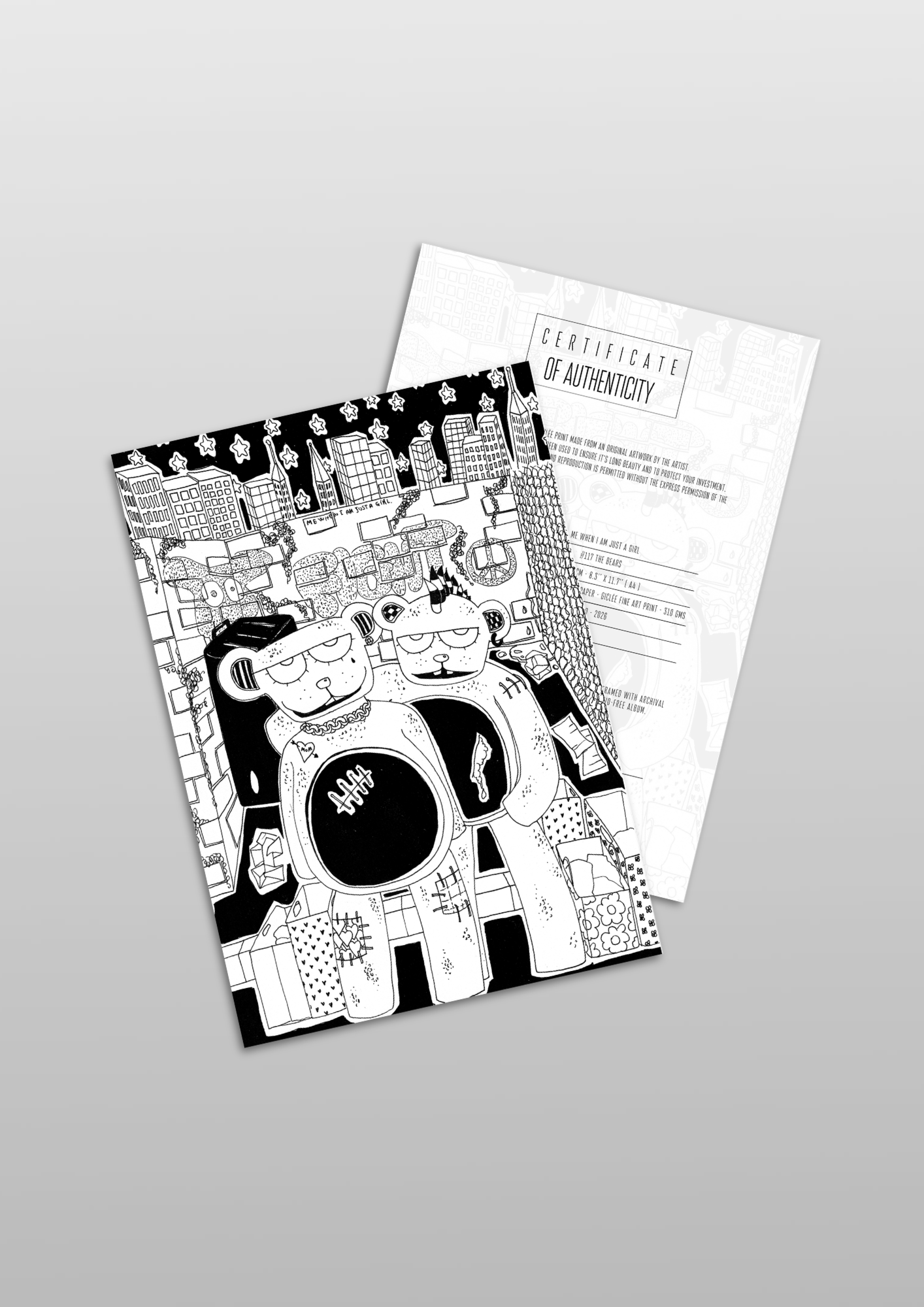 #117 The bears - Gilcèe Print