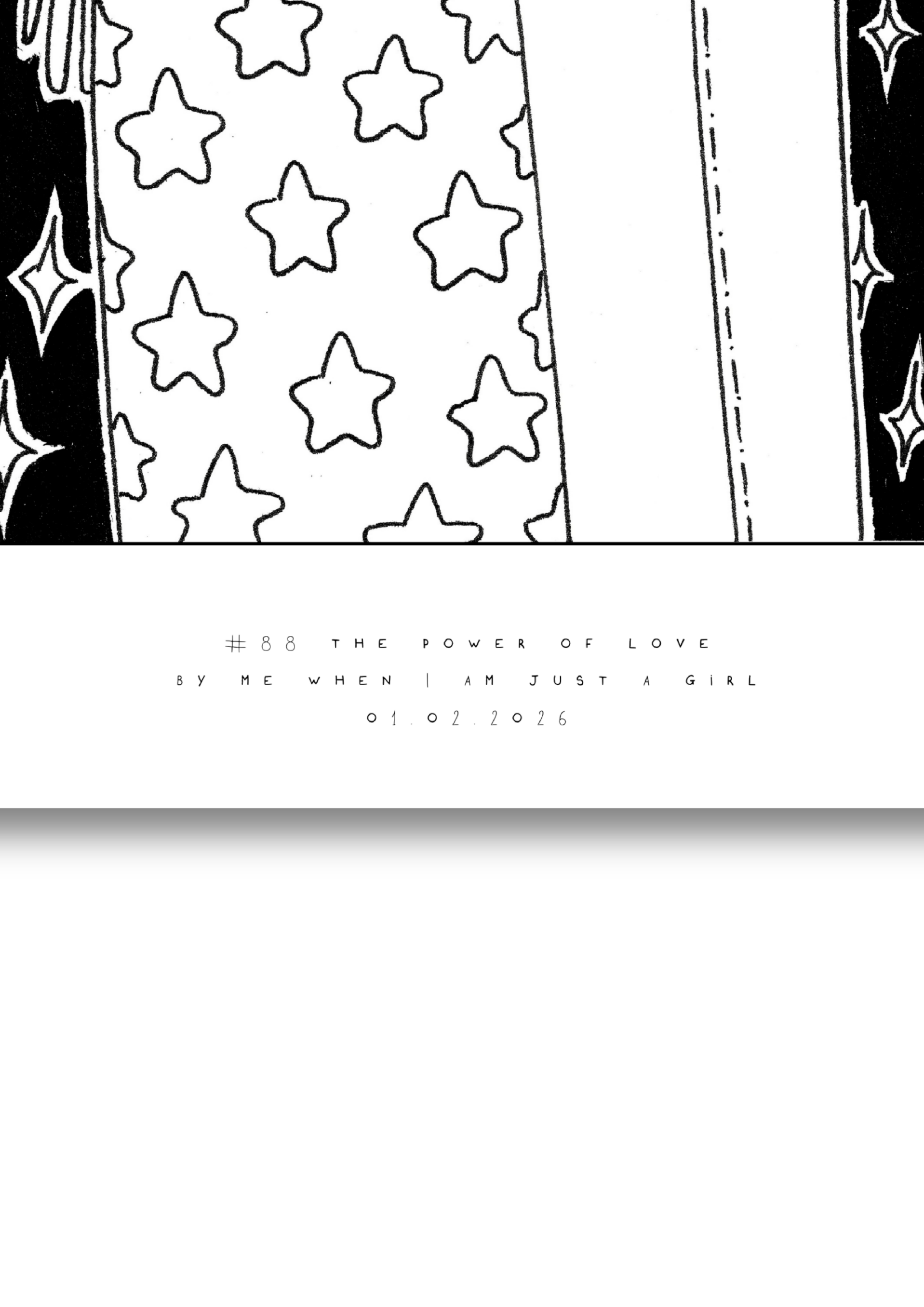 #88 - The power of love - Semi-Glossy Paper Post