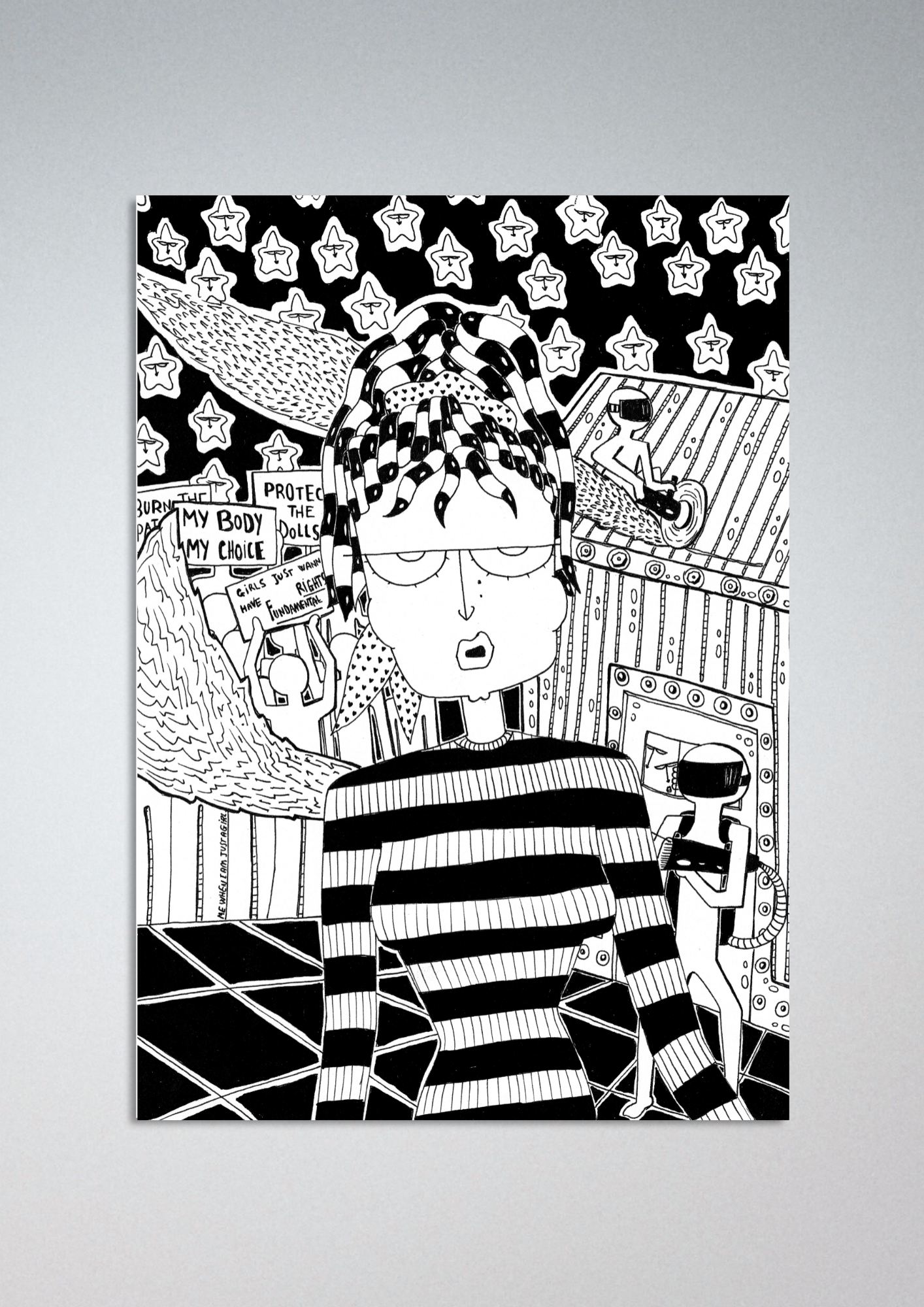 #116 Keep fighting - Gilcèe Print